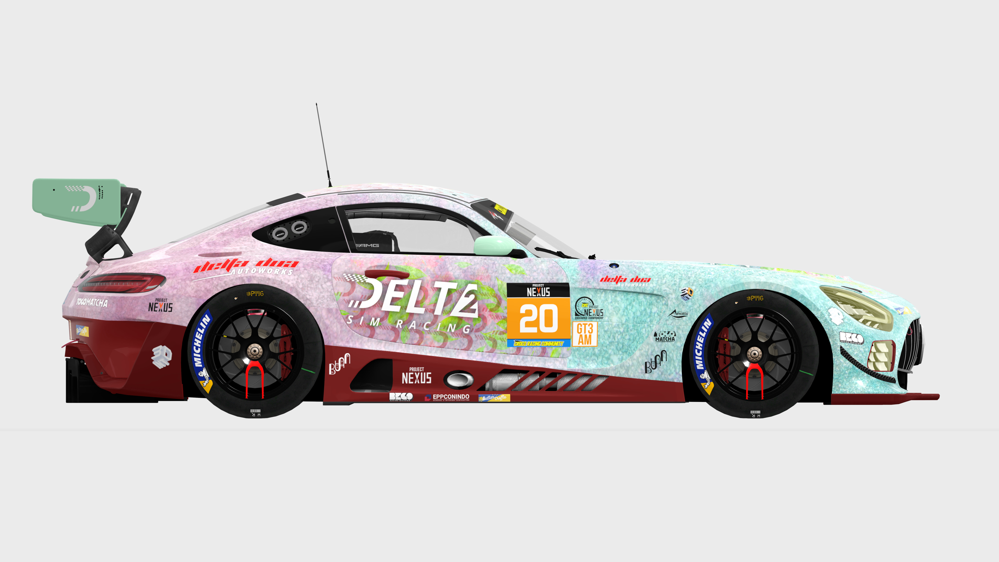 ACF GT3 - AMG GT3 EVO 2020, skin #20_Toco Matcha Delta 2 Sim Racing_AM