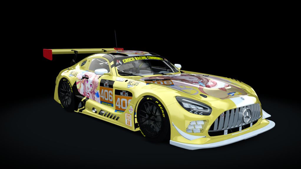 ACF GT3 - AMG GT3 EVO 2020, skin #406 SAR GT3 AM MERCEDES AMG - COPANO RICKEY