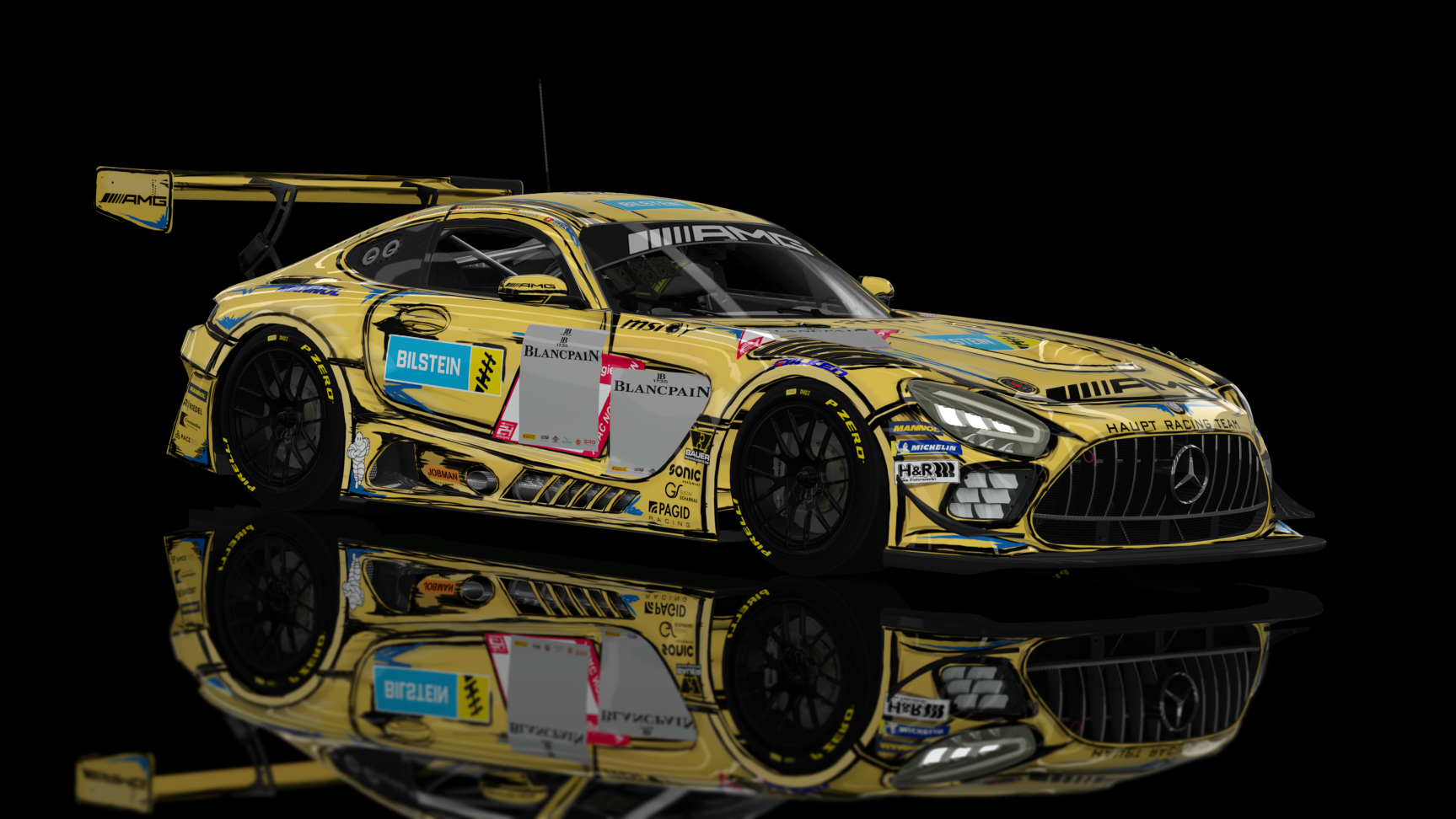 ACF GT3 - AMG GT3 EVO 2020, skin 2023 AMG Team Bilstein #4