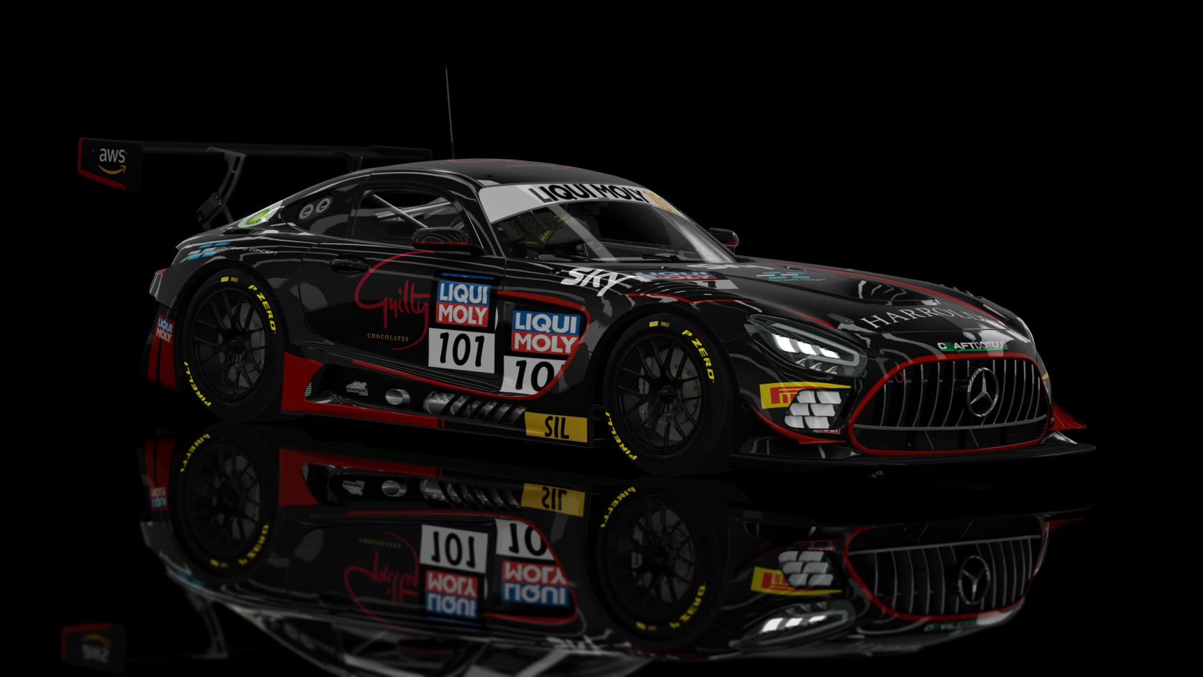 ACF GT3 - AMG GT3 EVO 2020, skin 2023 B12HR Harrolds