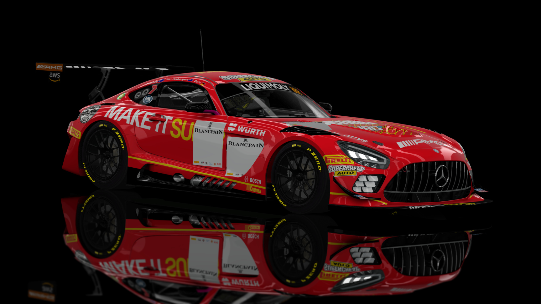 ACF GT3 - AMG GT3 EVO 2020, skin 2023 B12HR Triple Eight