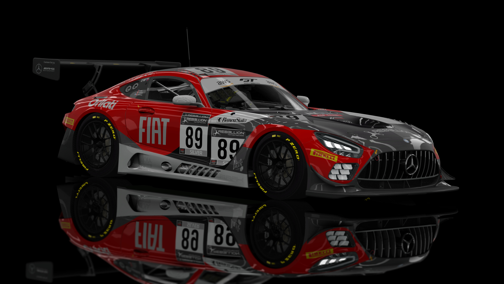 ACF GT3 - AMG GT3 EVO 2020, skin Akka #89 Imola