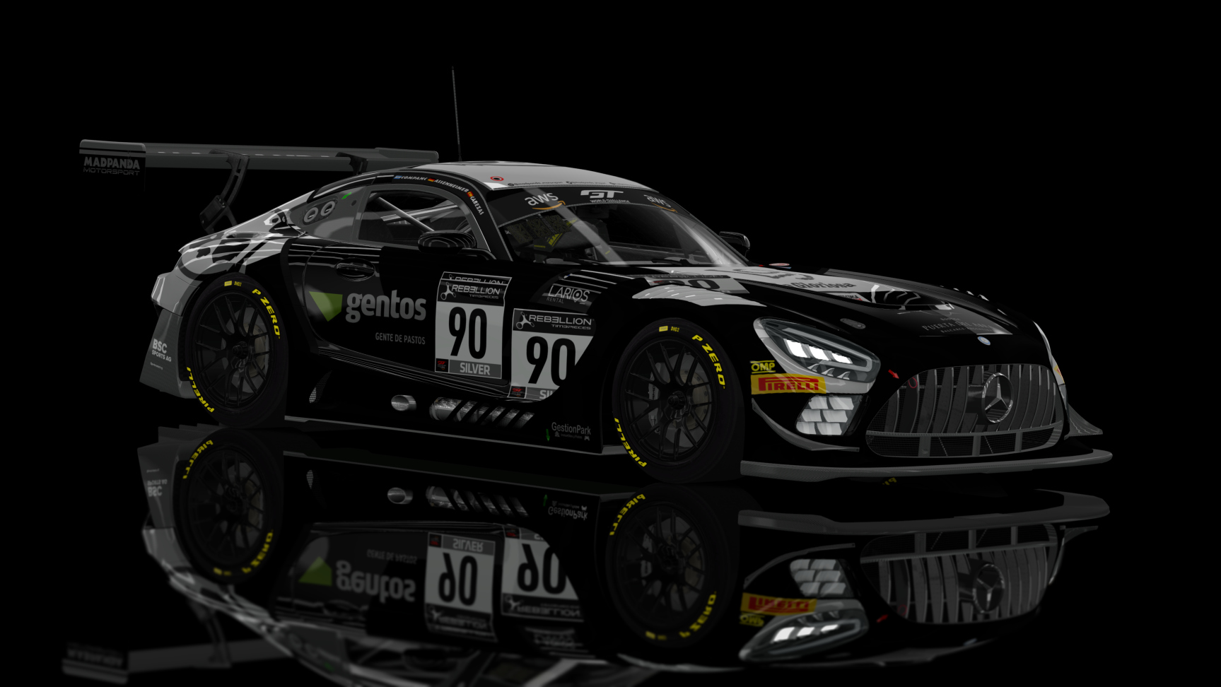 ACF GT3 - AMG GT3 EVO 2020, skin Madpanda_Motorsport_#90