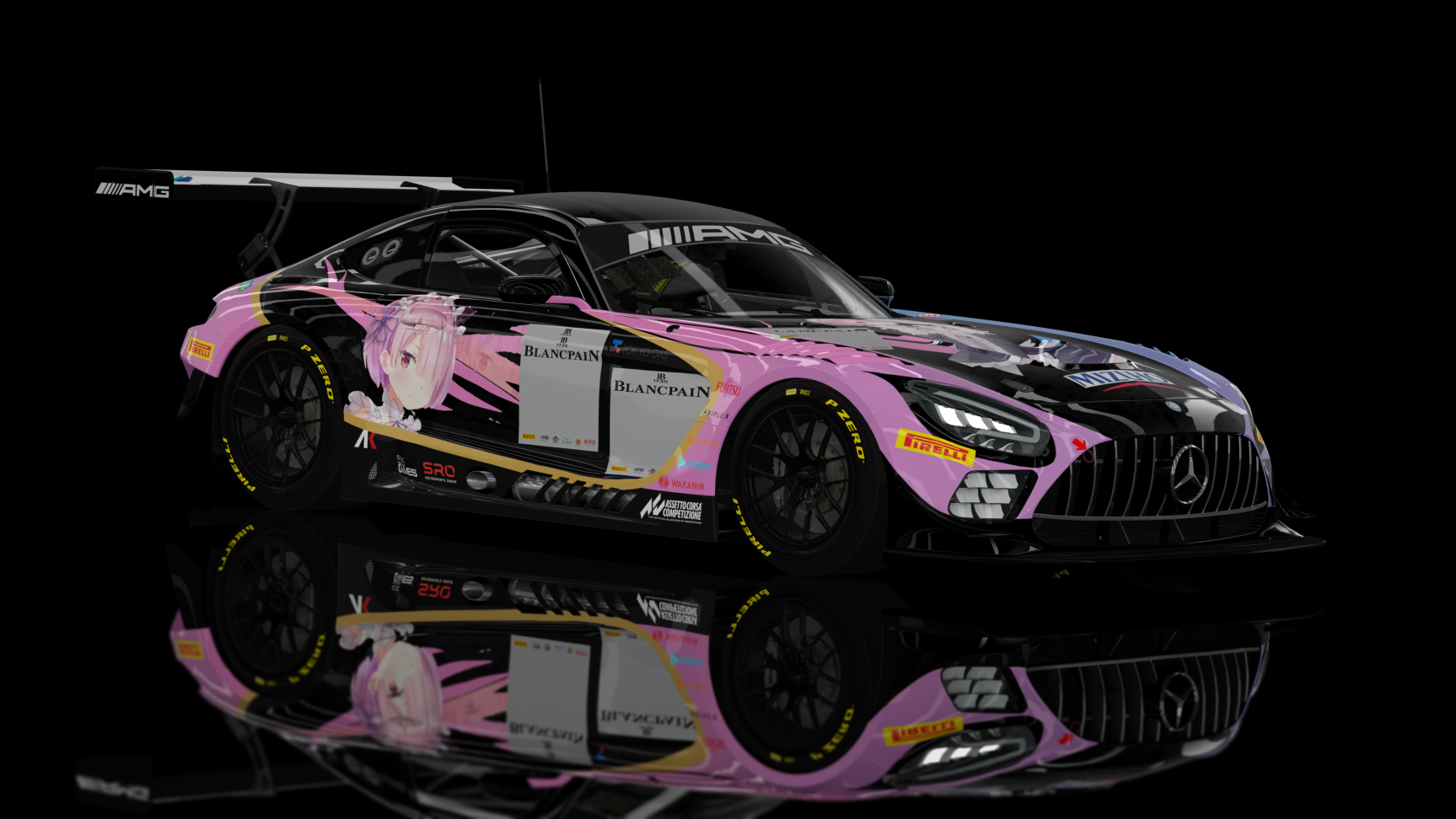 ACF GT3 - AMG GT3 EVO 2020, skin rem