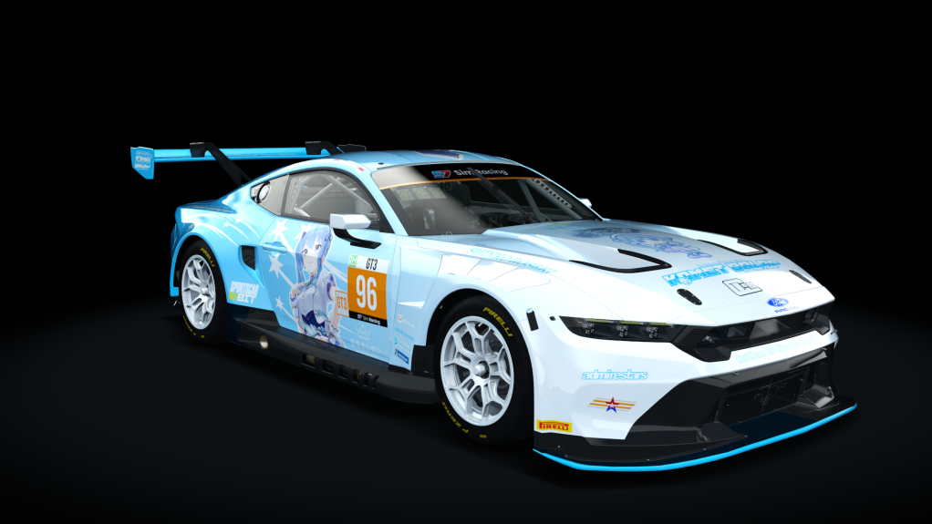 ACF GT3 - Ford Mustang GT3 2024, skin 97_1H_96_Komet_Balap_Racing_Team