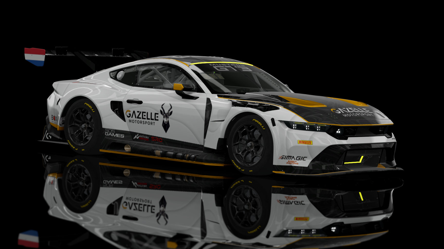 ACF GT3 - Ford Mustang GT3 2024, skin GazelleMotorsport