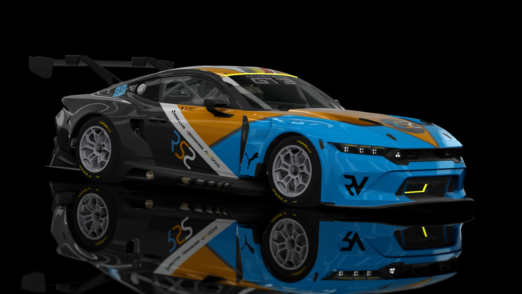 ACF GT3 - Ford Mustang GT3 2024, skin Royall Simsports