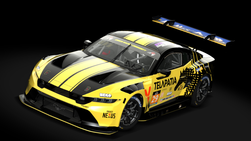 ACF GT3 - Ford Mustang GT3 2024, skin SPEARHEAD_GT3_AM_#29