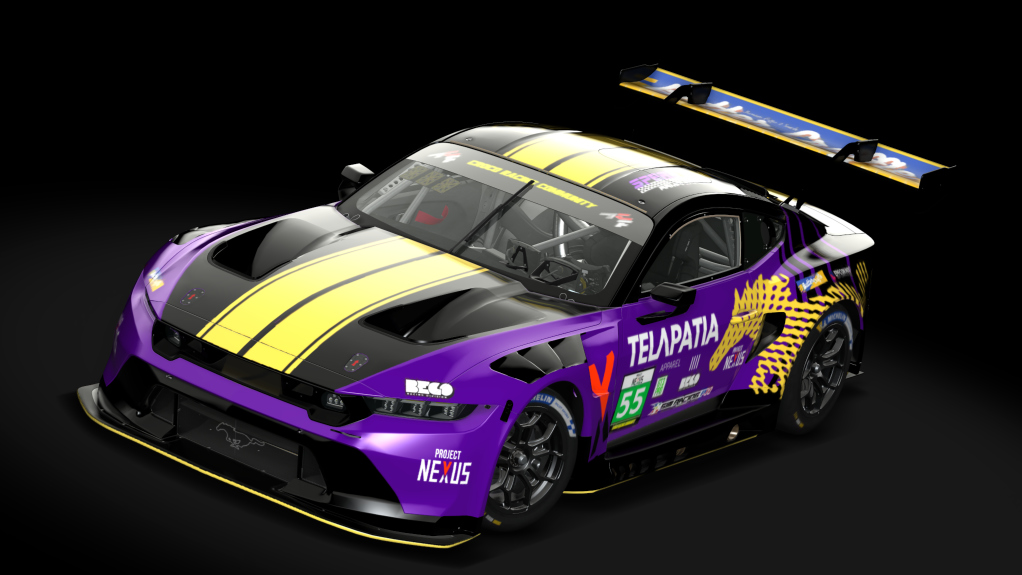 ACF GT3 - Ford Mustang GT3 2024, skin SPEARHEAD_GT3_PRO_#55
