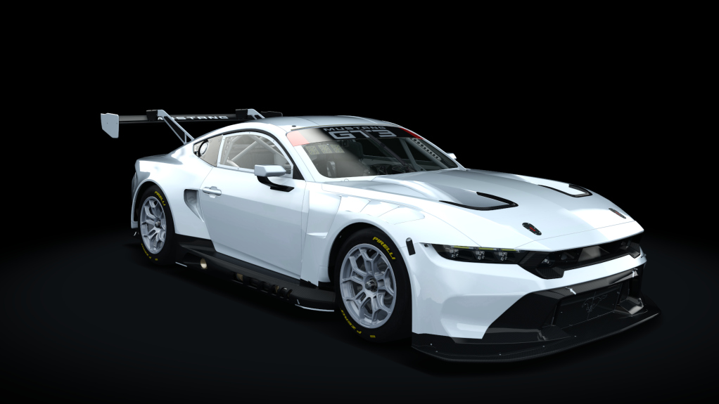 ACF GT3 - Ford Mustang GT3 2024, skin _numberplate_default