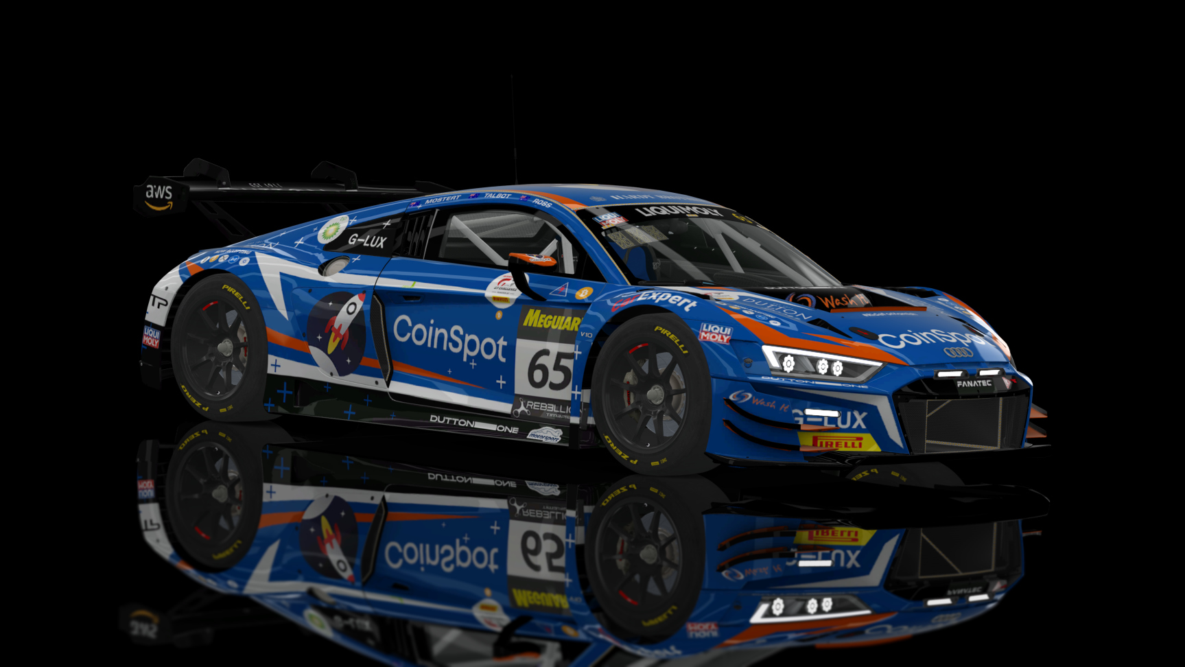 ACF GT3 - Audi R8 LMS EVO II 2021, skin 2022 Bathurst 12 Hour Coinspot 65