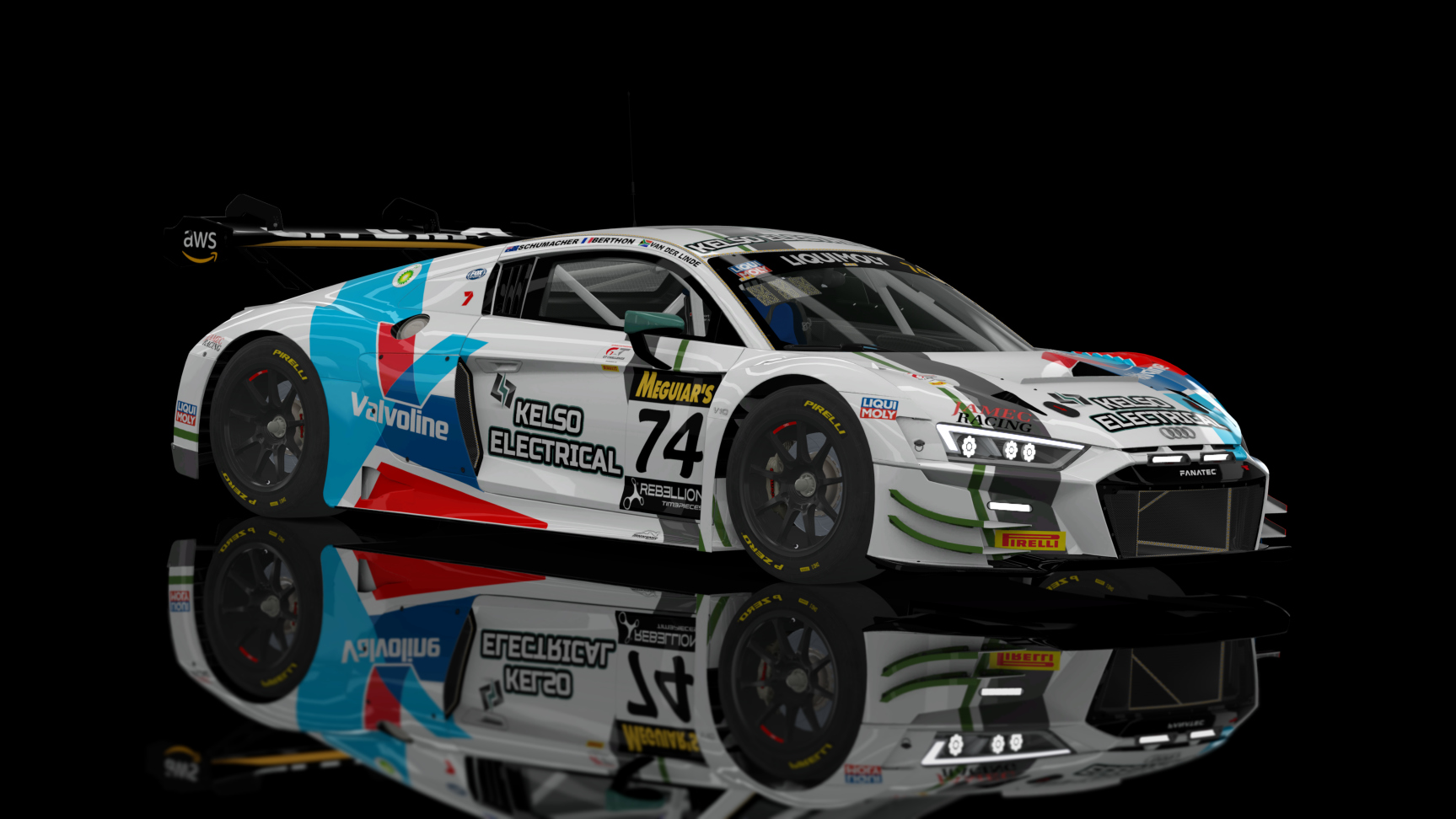 ACF GT3 - Audi R8 LMS EVO II 2021, skin 2022 Bathurst 12 Hour Valvoline 74