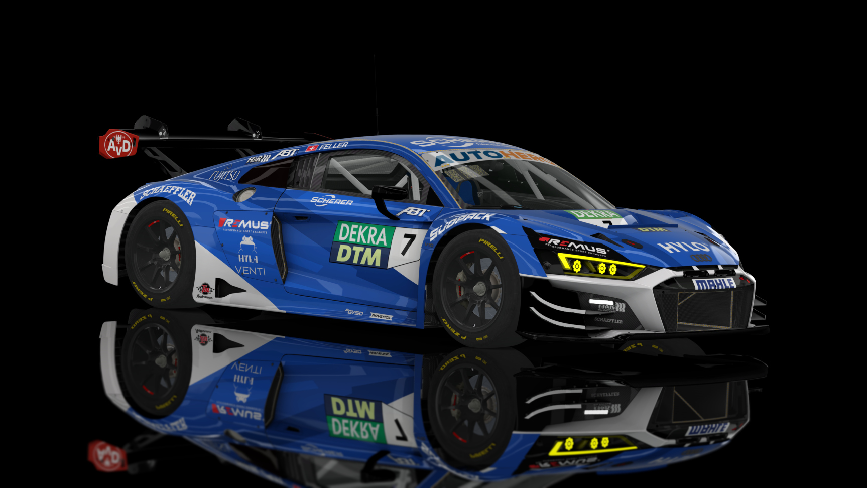 ACF GT3 - Audi R8 LMS EVO II 2021, skin 2022 DTM Ric 7