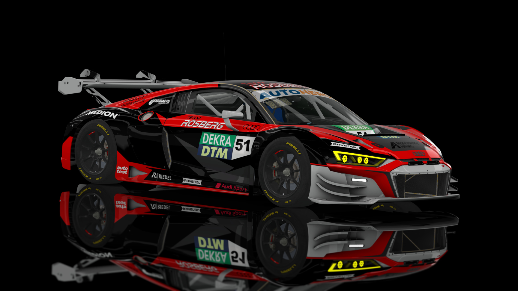ACF GT3 - Audi R8 LMS EVO II 2021, skin 2022 DTM Team Rosberg 51