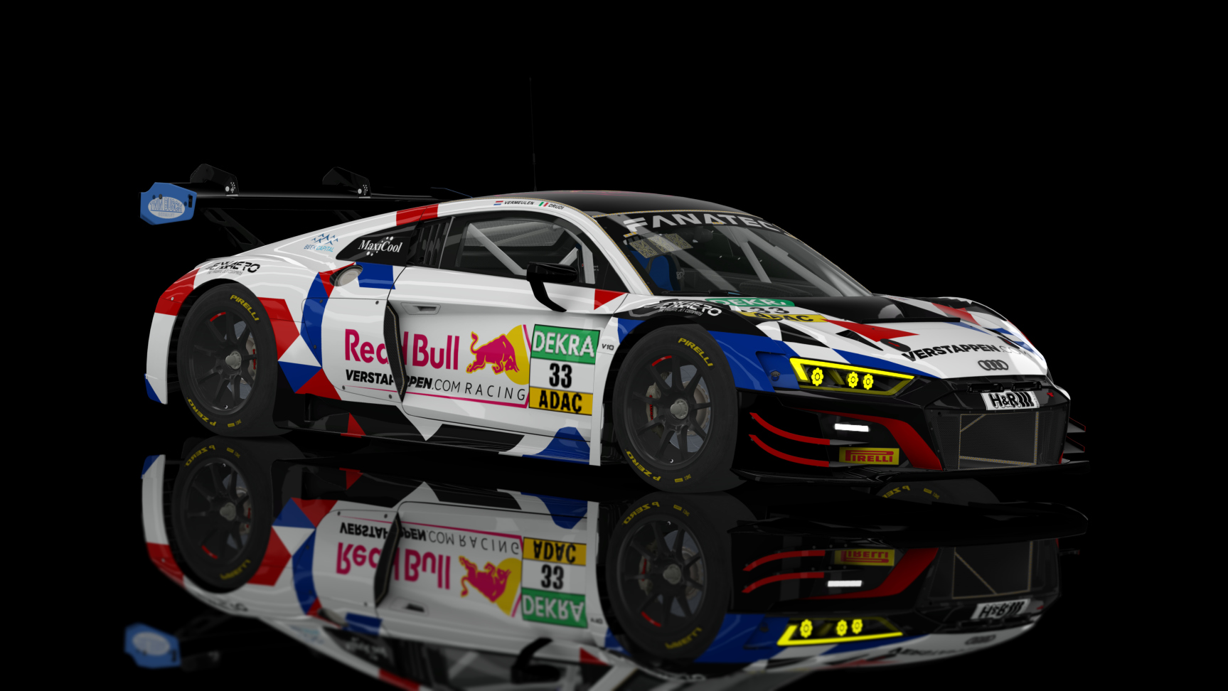 ACF GT3 - Audi R8 LMS EVO II 2021, skin 2022 GT Masters 33 Verstappen