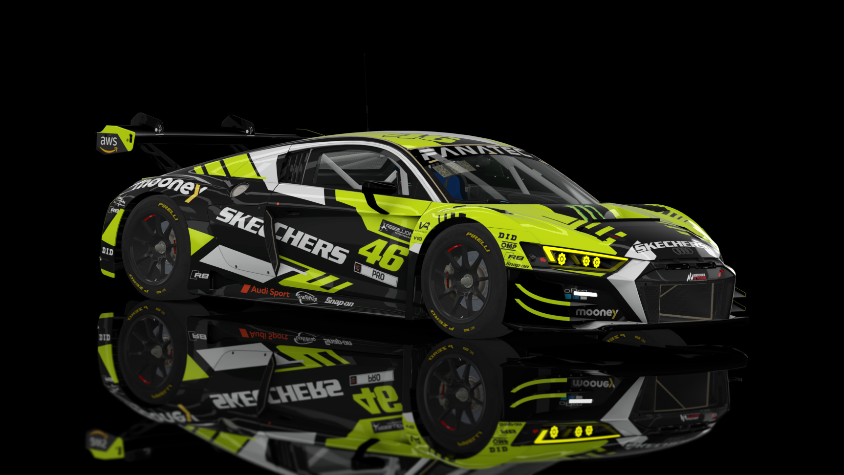 ACF GT3 - Audi R8 LMS EVO II 2021, skin 2022 GT World Challenge Europe 2022 WRT #46