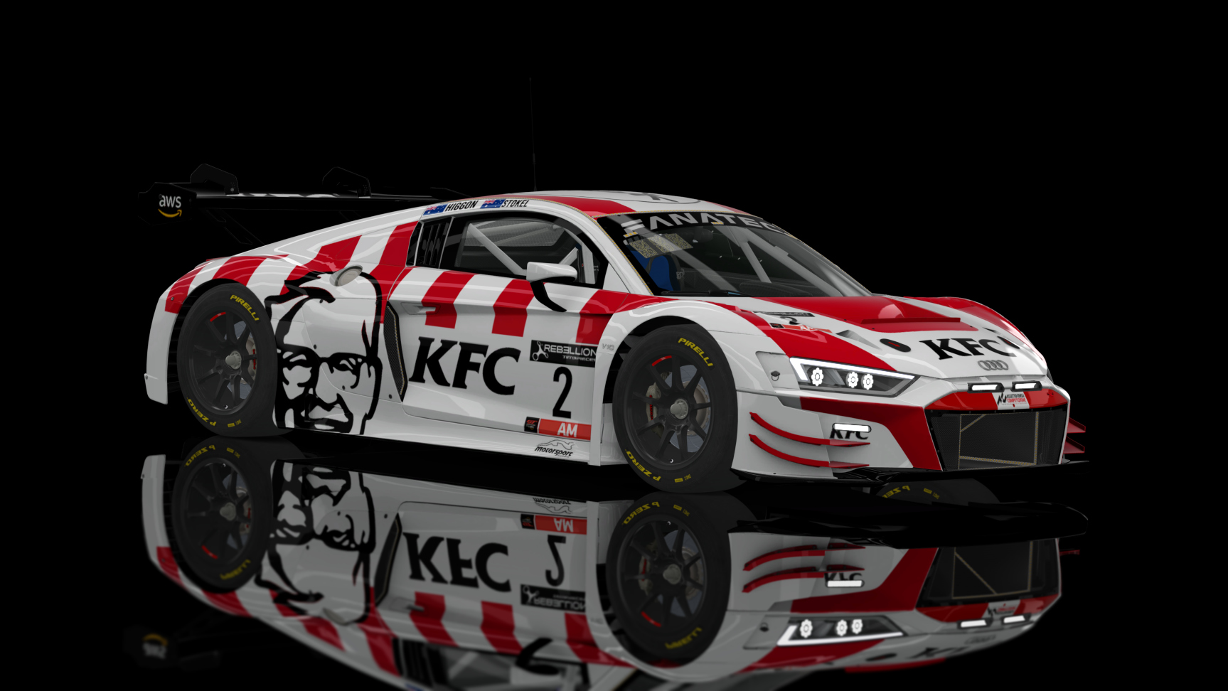 ACF GT3 - Audi R8 LMS EVO II 2021, skin 2022 GTWCAU KFC 2