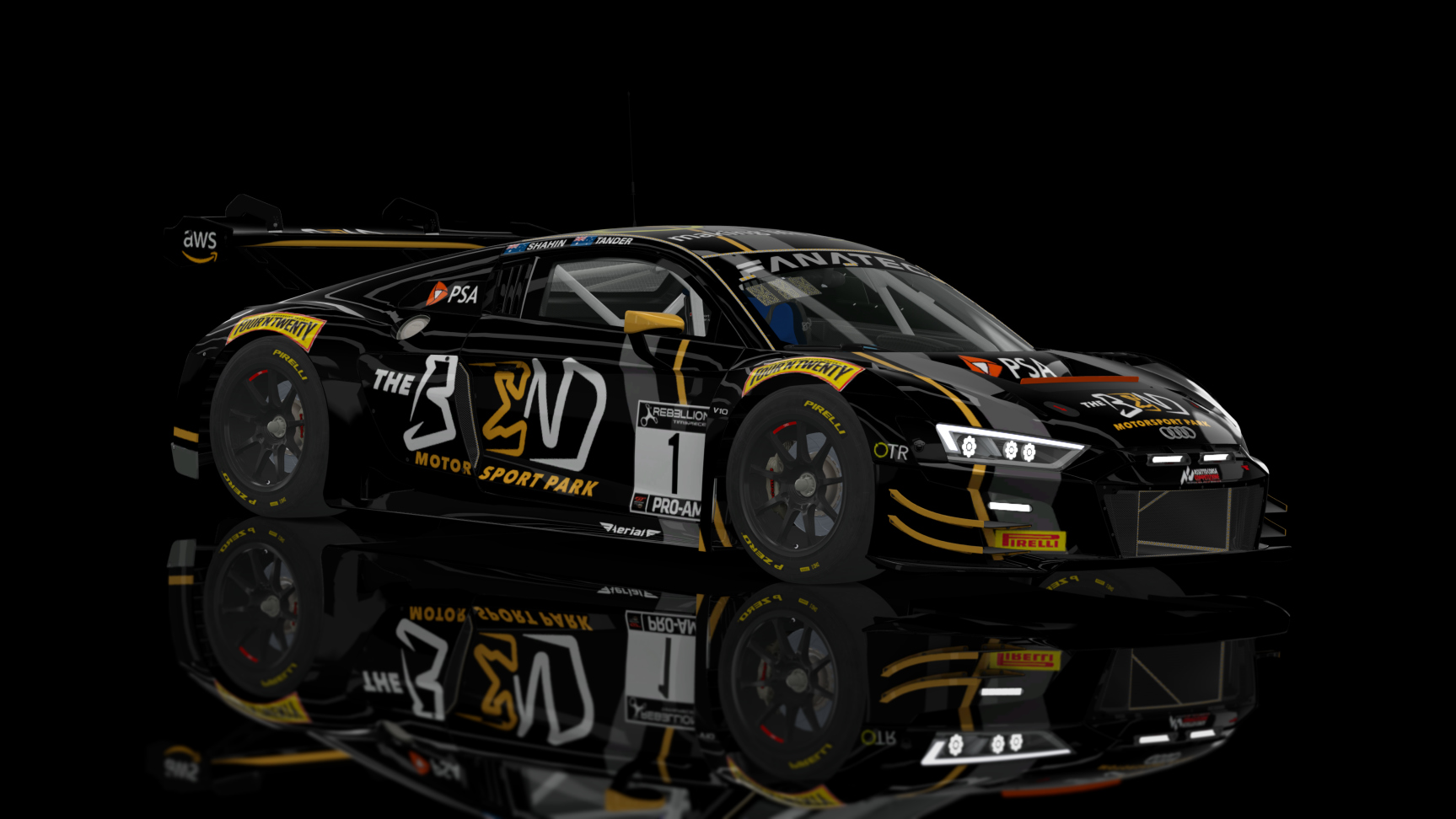 ACF GT3 - Audi R8 LMS EVO II 2021, skin 2022 GTWCAU The Bend 2