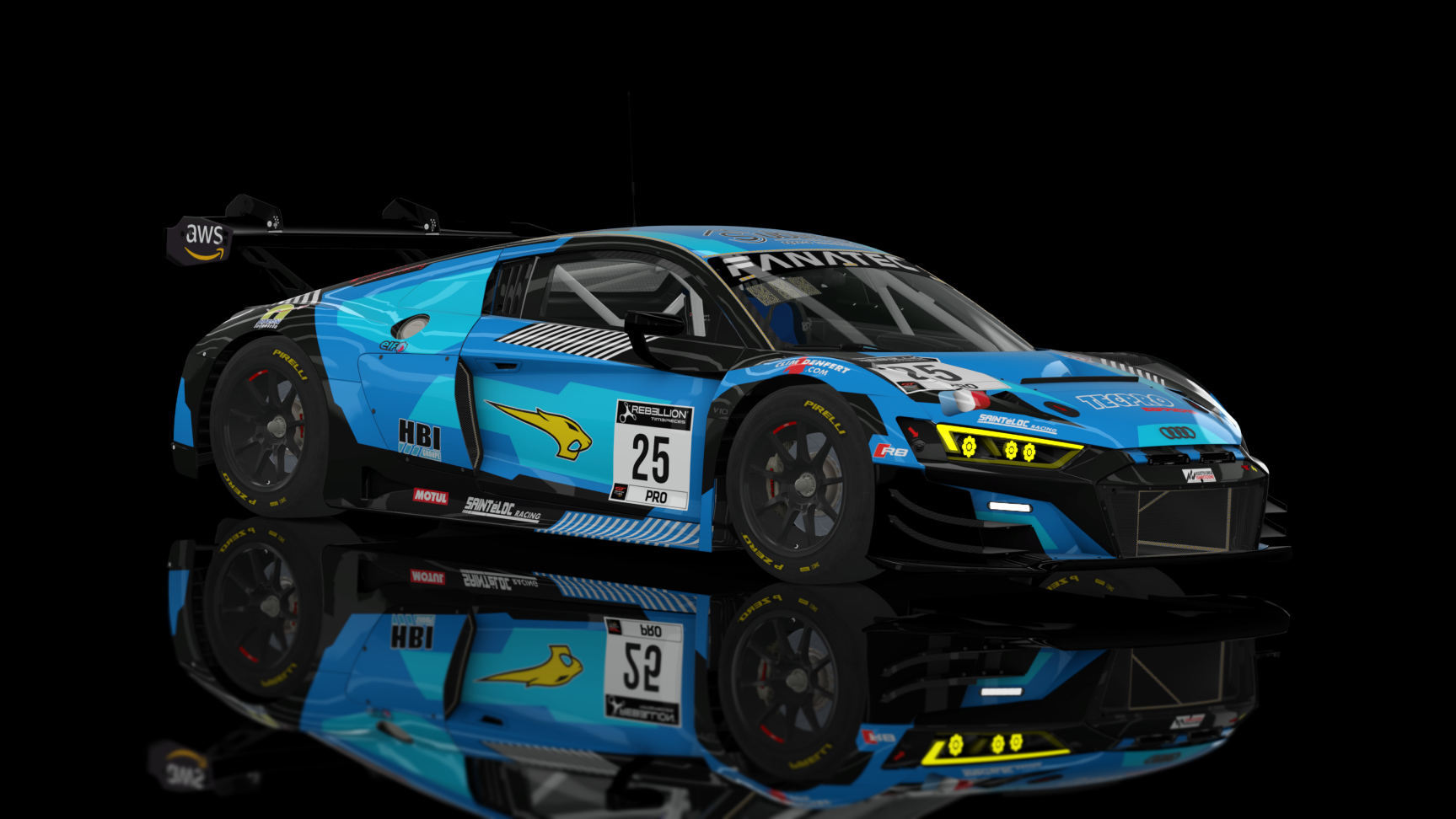 ACF GT3 - Audi R8 LMS EVO II 2021, skin 2022 Sainteloc Racing #25