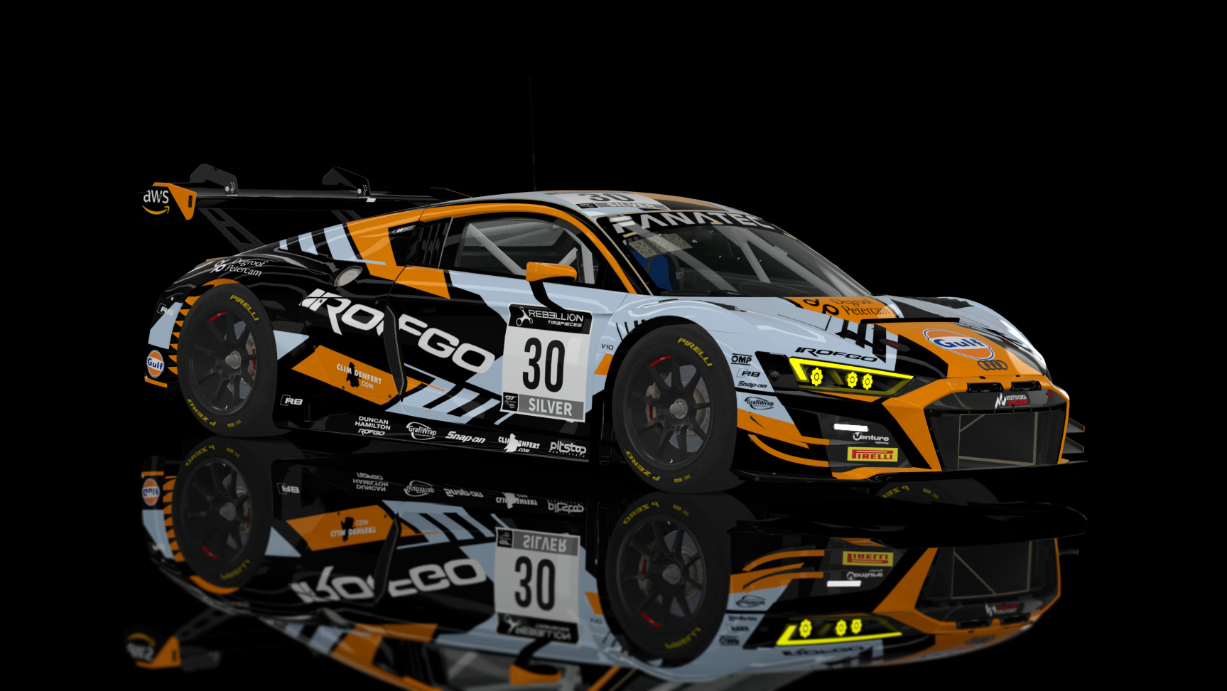 ACF GT3 - Audi R8 LMS EVO II 2021, skin 2022 Team WRT #30