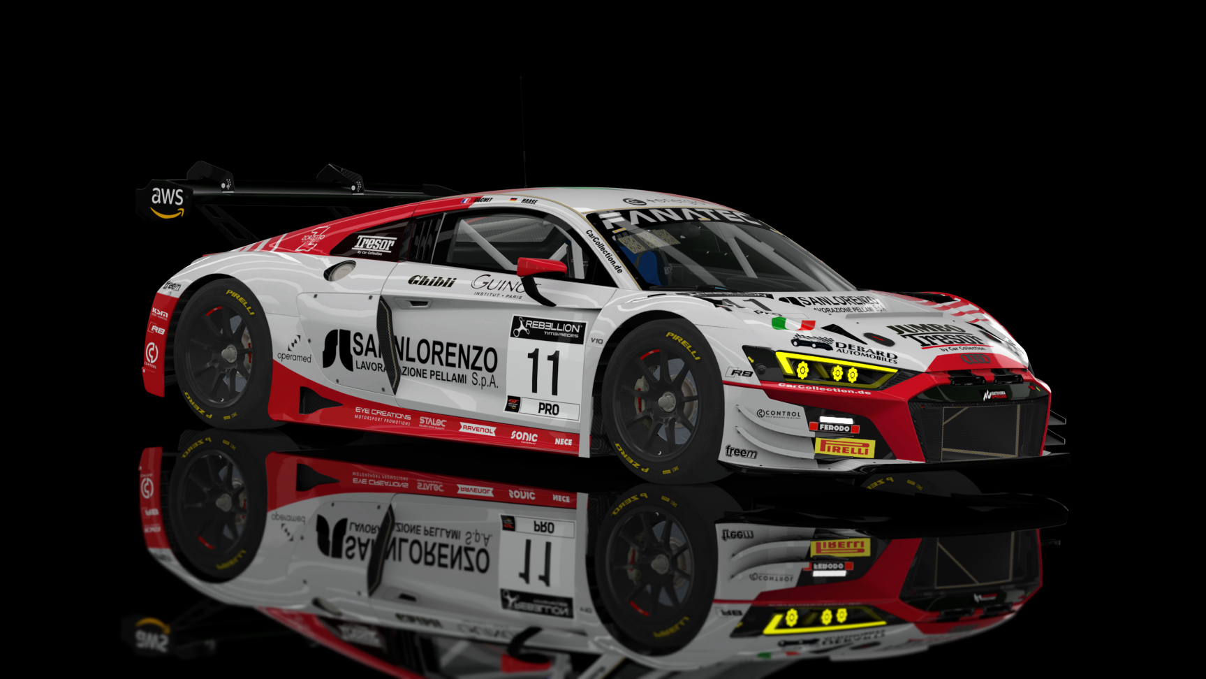 ACF GT3 - Audi R8 LMS EVO II 2021, skin 2022 Tresor by Car Collection #11