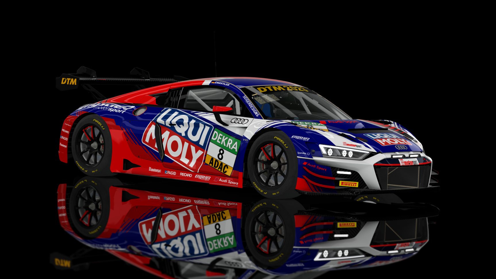 ACF GT3 - Audi R8 LMS EVO II 2021, skin DTM_2023_Engstler 8