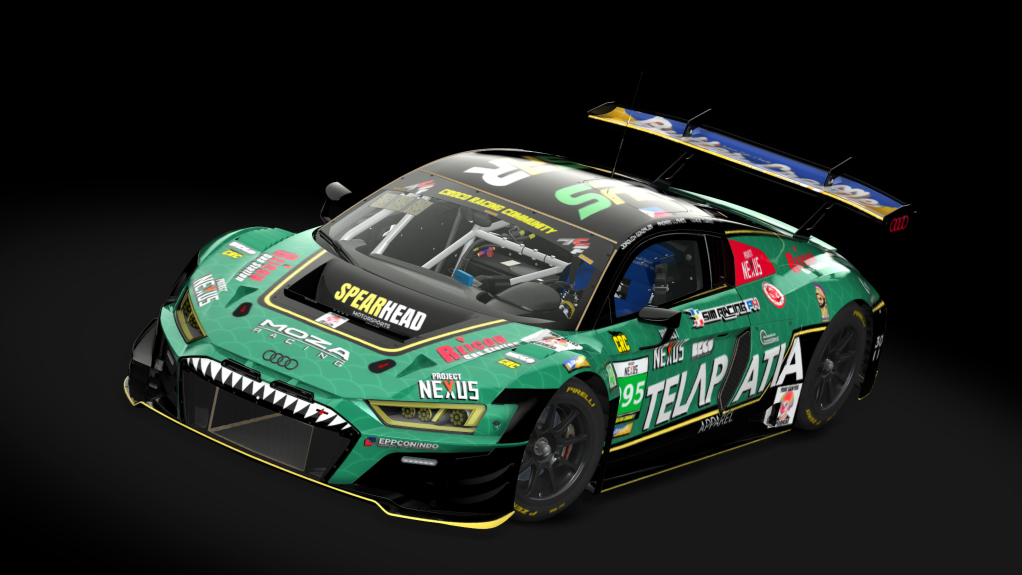 ACF GT3 - Audi R8 LMS EVO II 2021, skin SPEARHEAD ARMANI RACING_GT3_PRO_#095