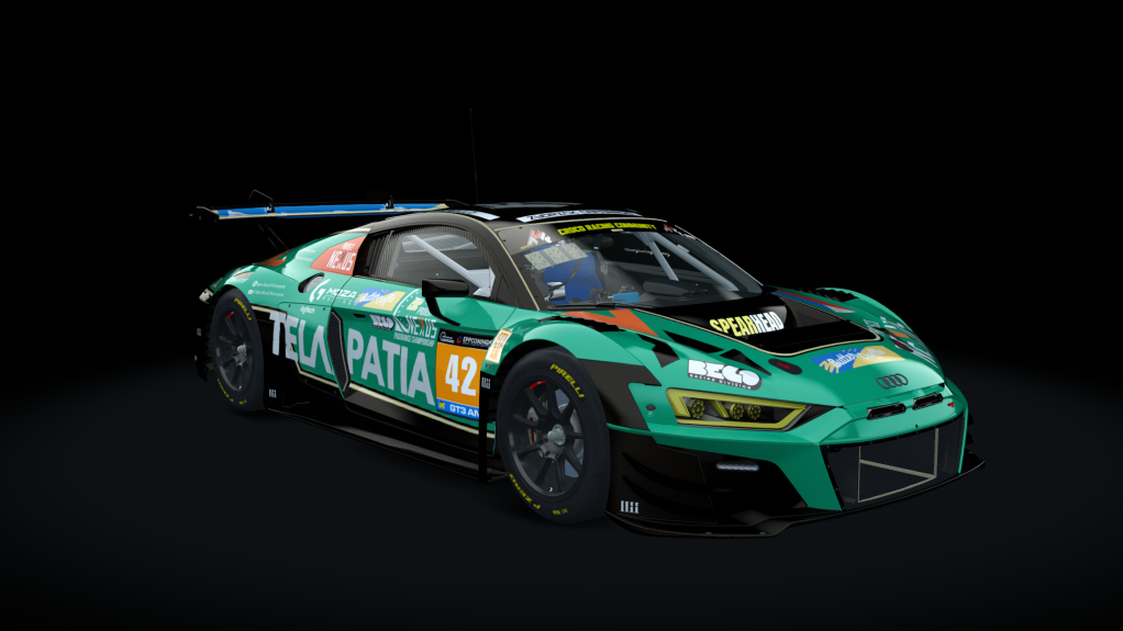 ACF GT3 - Audi R8 LMS EVO II 2021, skin SPEARHEAD_GT3_AM_#42