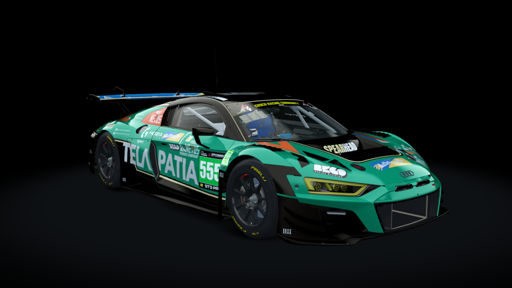 ACF GT3 - Audi R8 LMS EVO II 2021, skin SPEARHEAD_GT3_PRO_#555