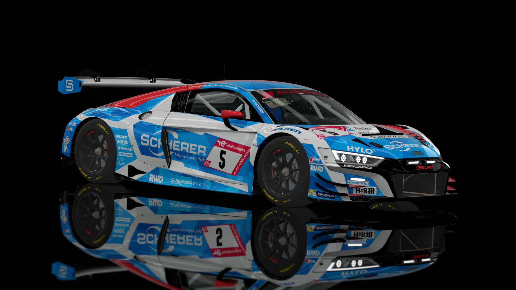 ACF GT3 - Audi R8 LMS EVO II 2021, skin Scherer_Spot_#5_2022