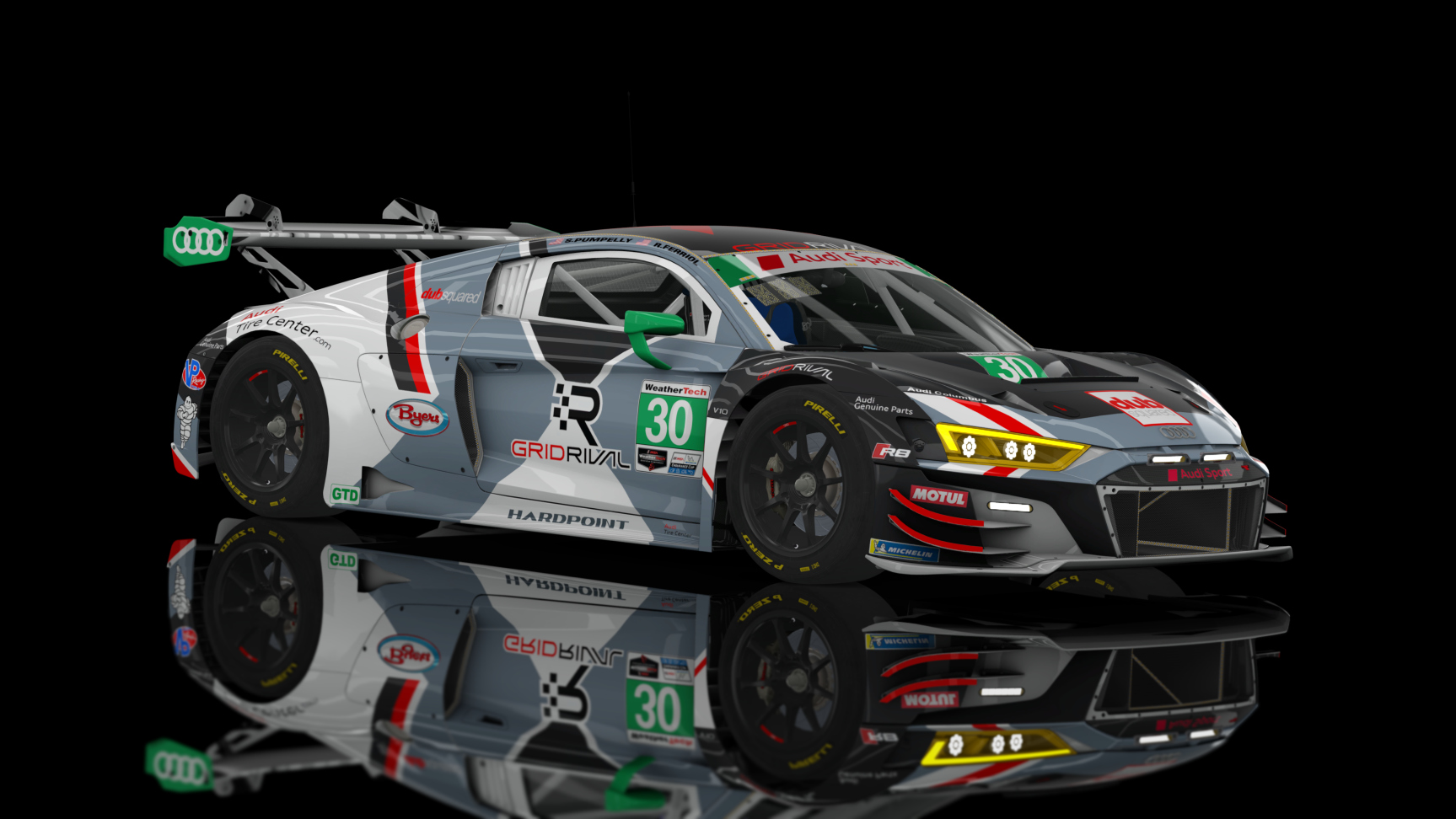 ACF GT3 - Audi R8 LMS EVO II 2021, skin Team_Hardpoint_30