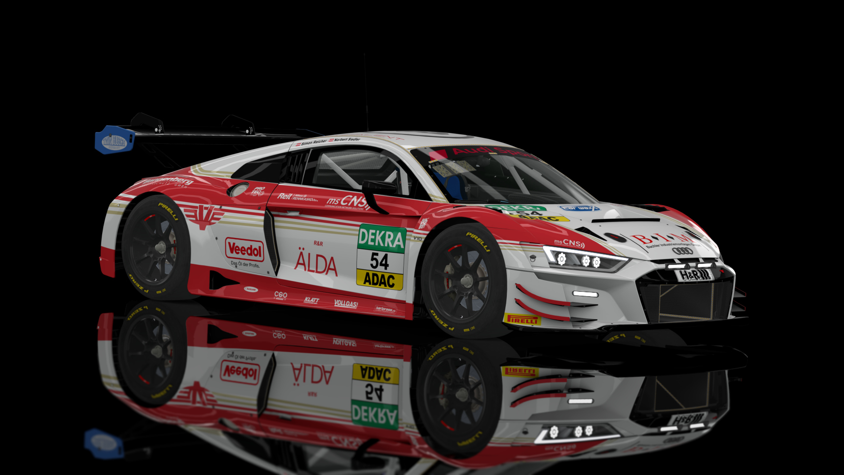 ACF GT3 - Audi R8 LMS EVO II 2021, skin eastalent_racing_#54_2022