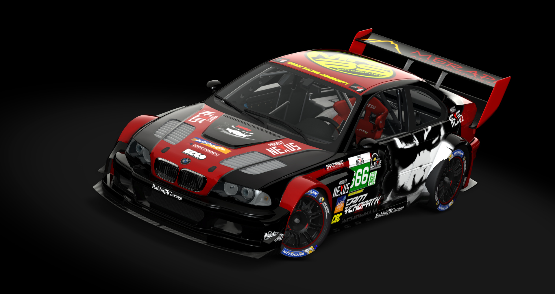 HGM M3 GTR GT3, skin 666_PEA_PRO