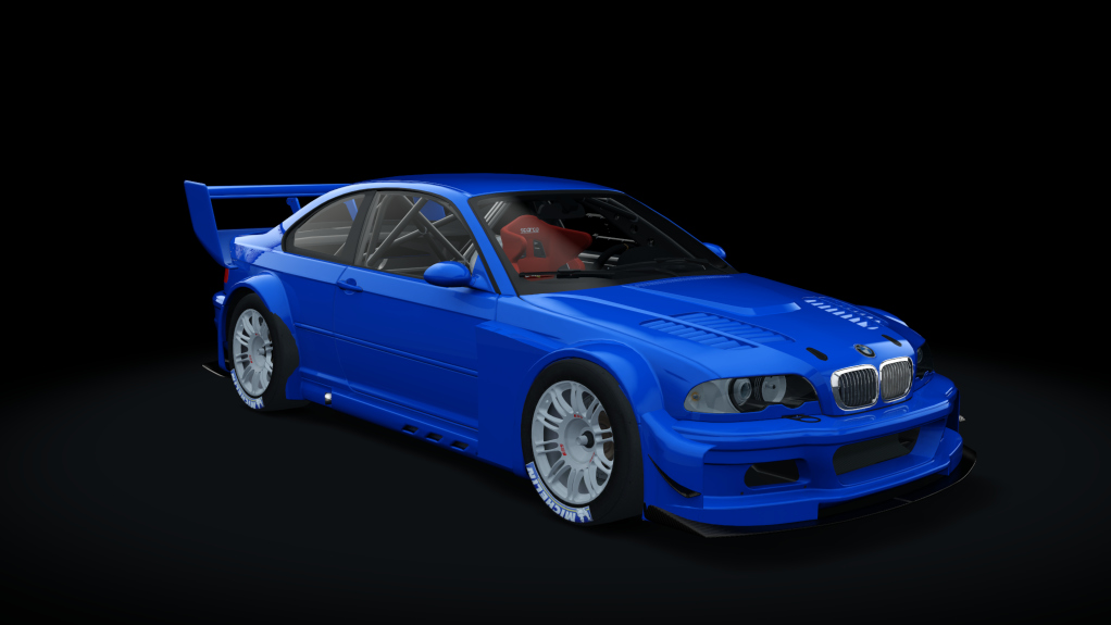 HGM M3 GTR GT3, skin def_candy_blue
