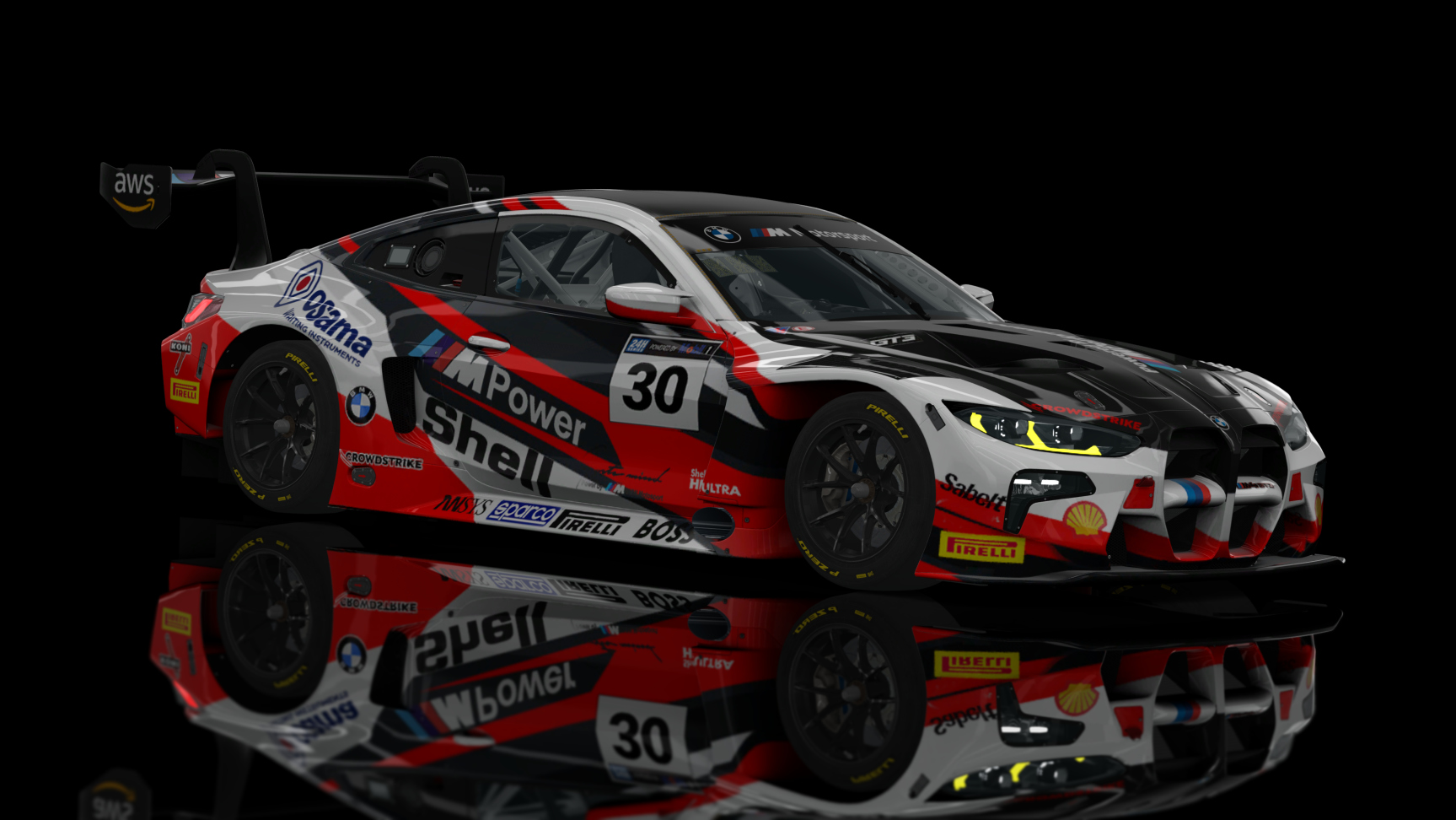 ACF GT3 - BMW M4 GT3 2022, skin BMW M Power Shell