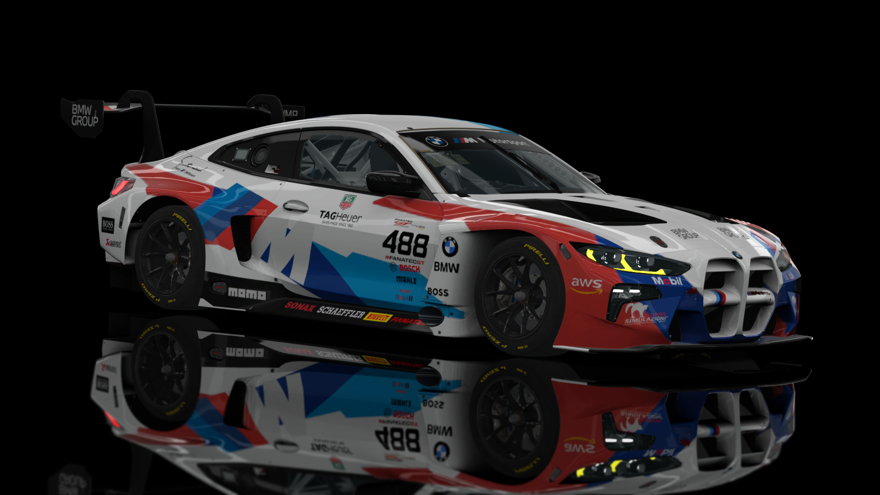 ACF GT3 - BMW M4 GT3 2022, skin BMW M Sport 488