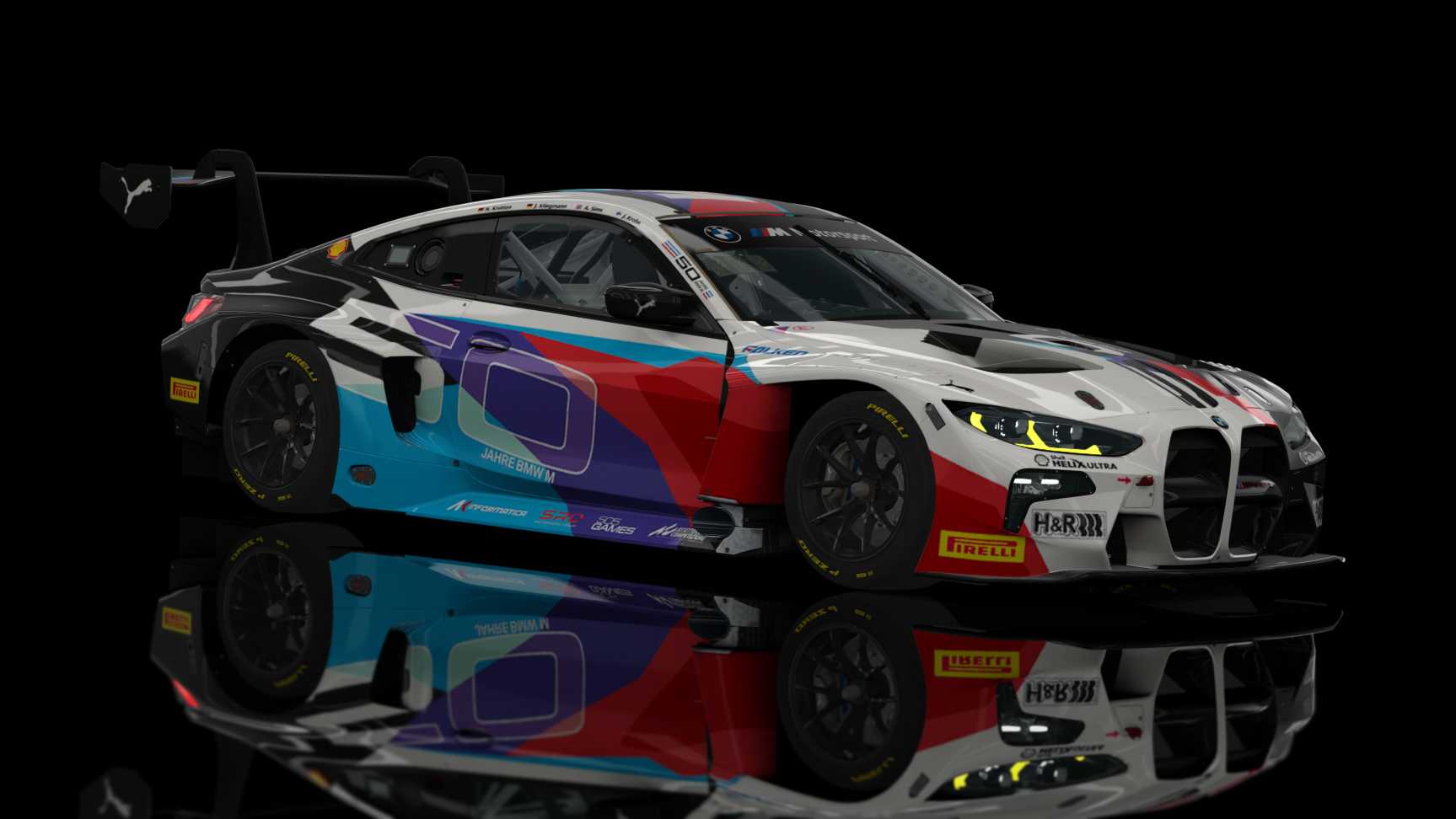 ACF GT3 - BMW M4 GT3 2022, skin Schubert 50years BMW M