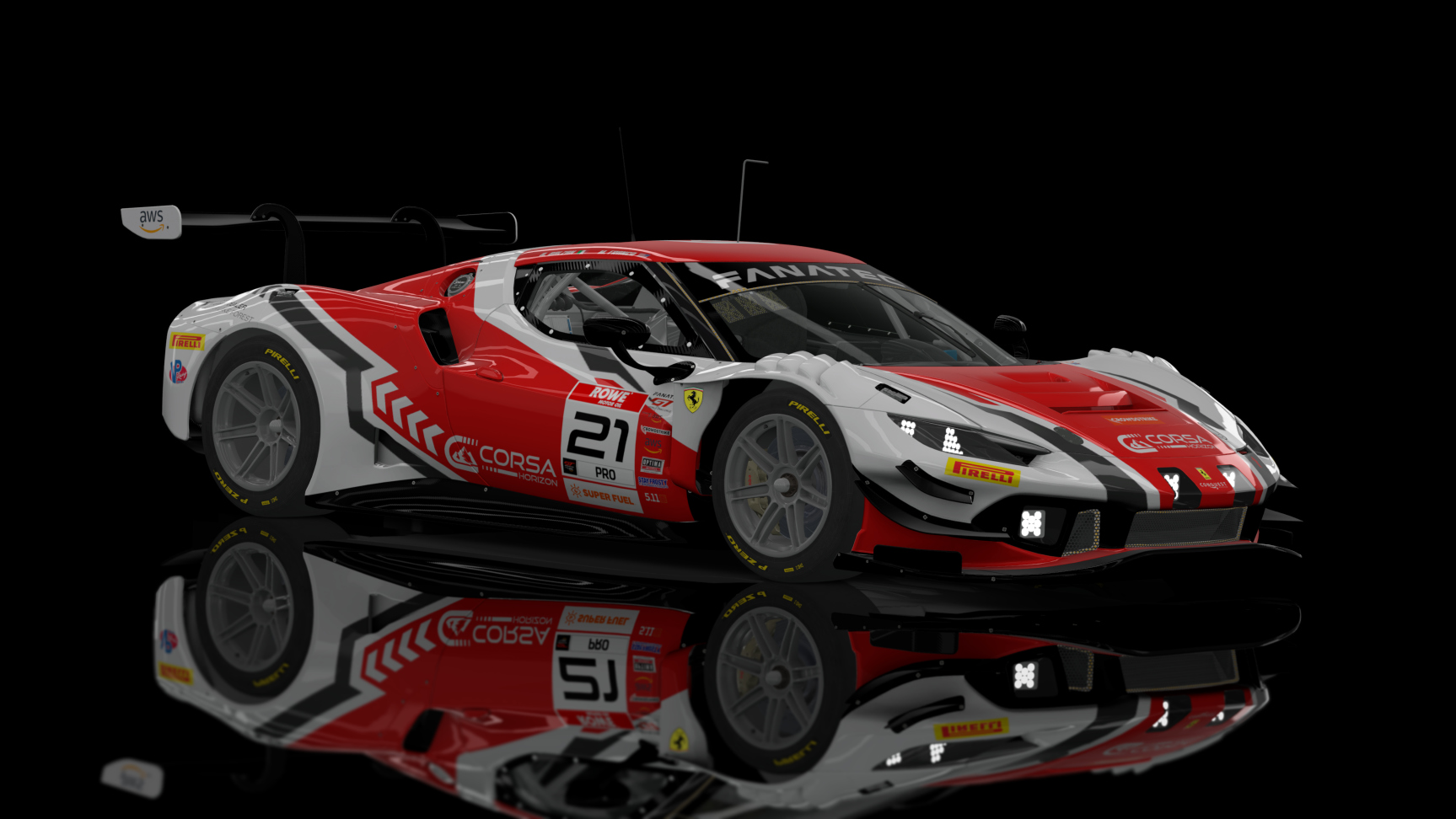 ACF GT3 - Ferrari 296 GT3 2023, skin 2023 Conquest Racing #21