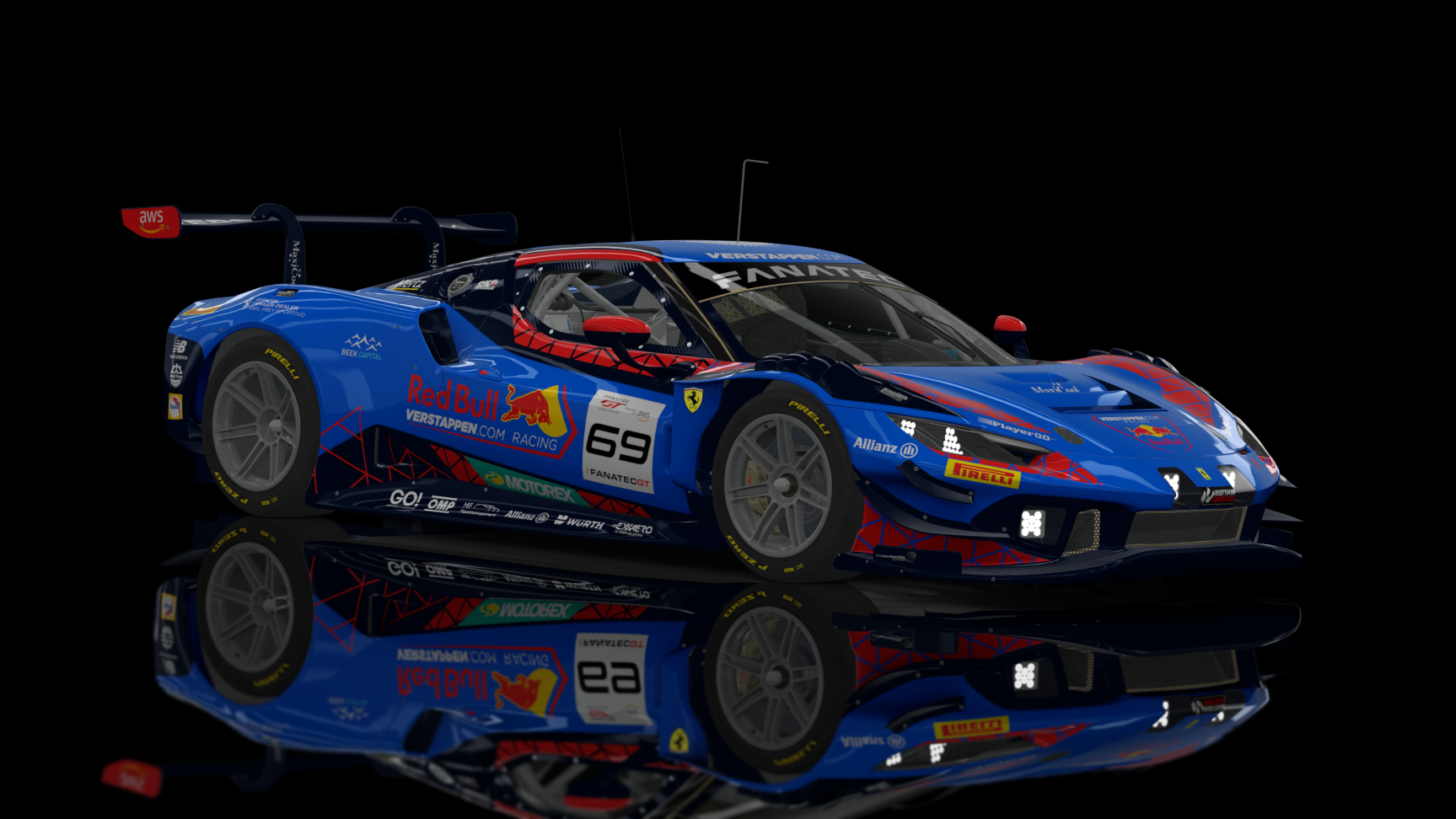 ACF GT3 - Ferrari 296 GT3 2023, skin 2023 Emil Frey #69