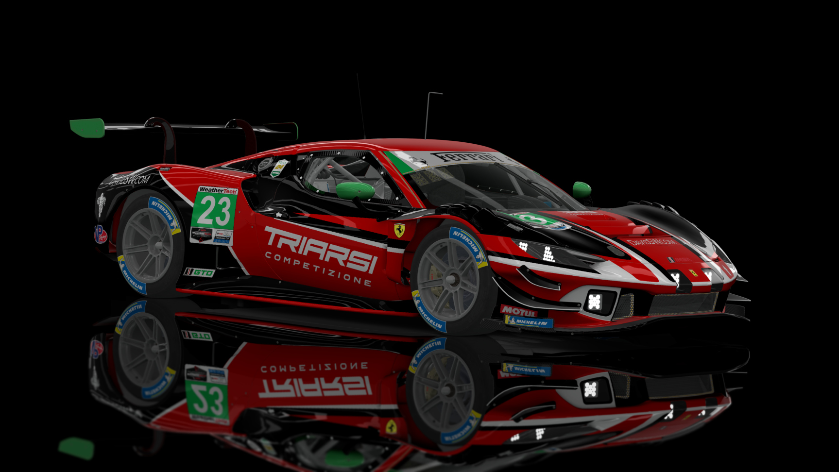 ACF GT3 - Ferrari 296 GT3 2023, skin 2023 Triarsi #23