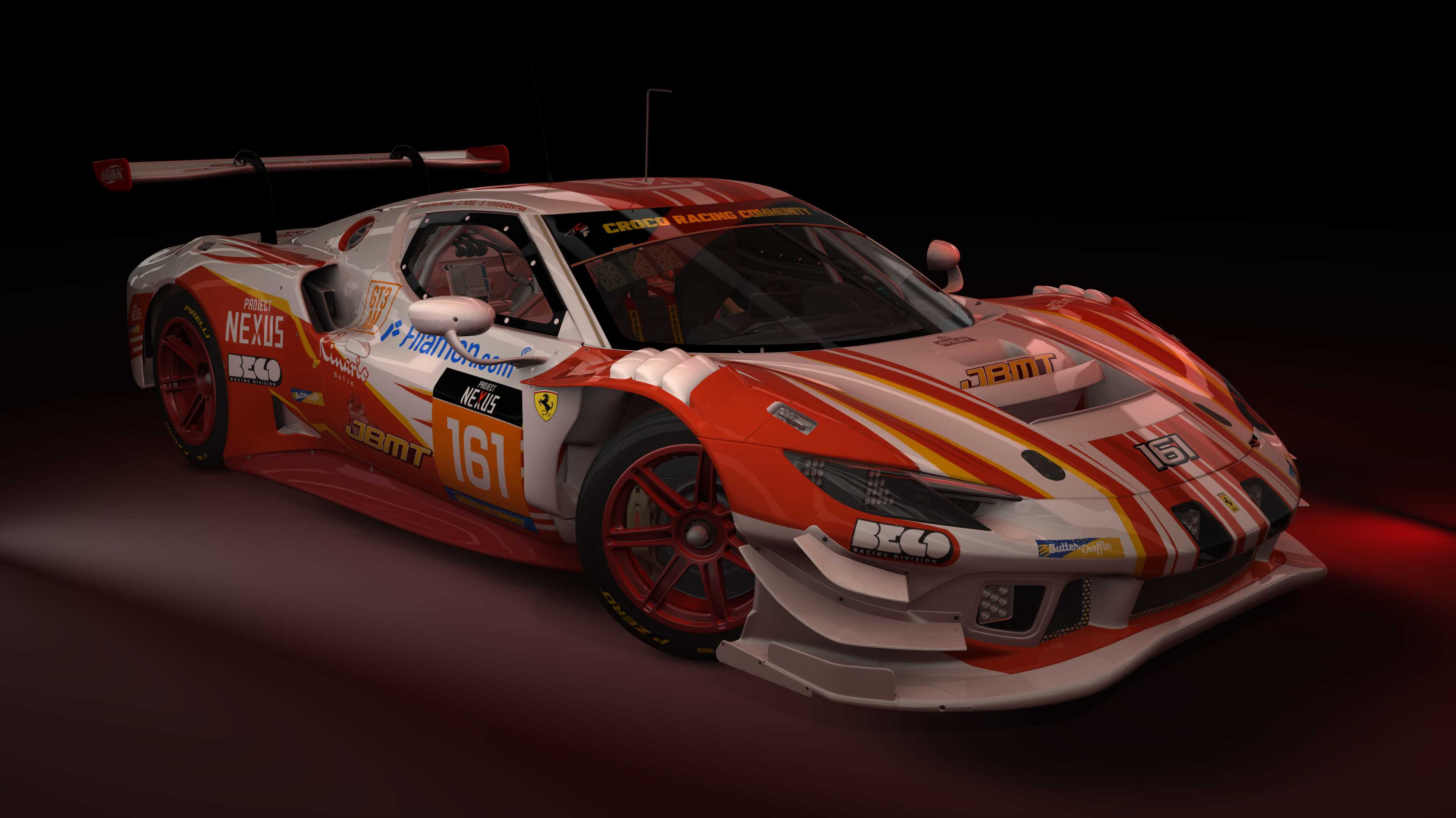 ACF GT3 - Ferrari 296 GT3 2023, skin De Britto Maximum Tune - GT3AM - 161