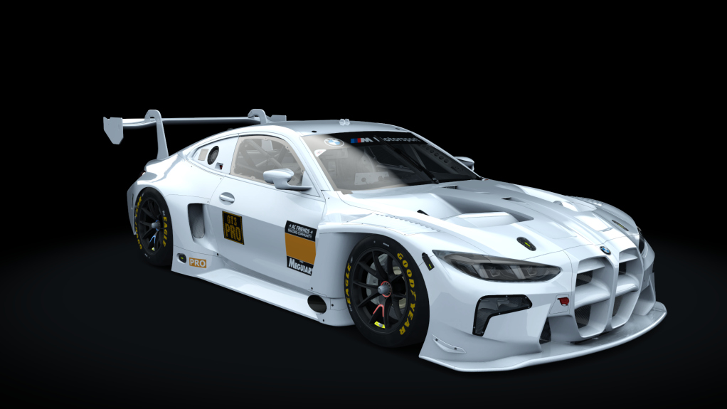 ACF GT3 - BMW M4 GT3 EVO 2025, skin NJL Racing M4 GT3 white