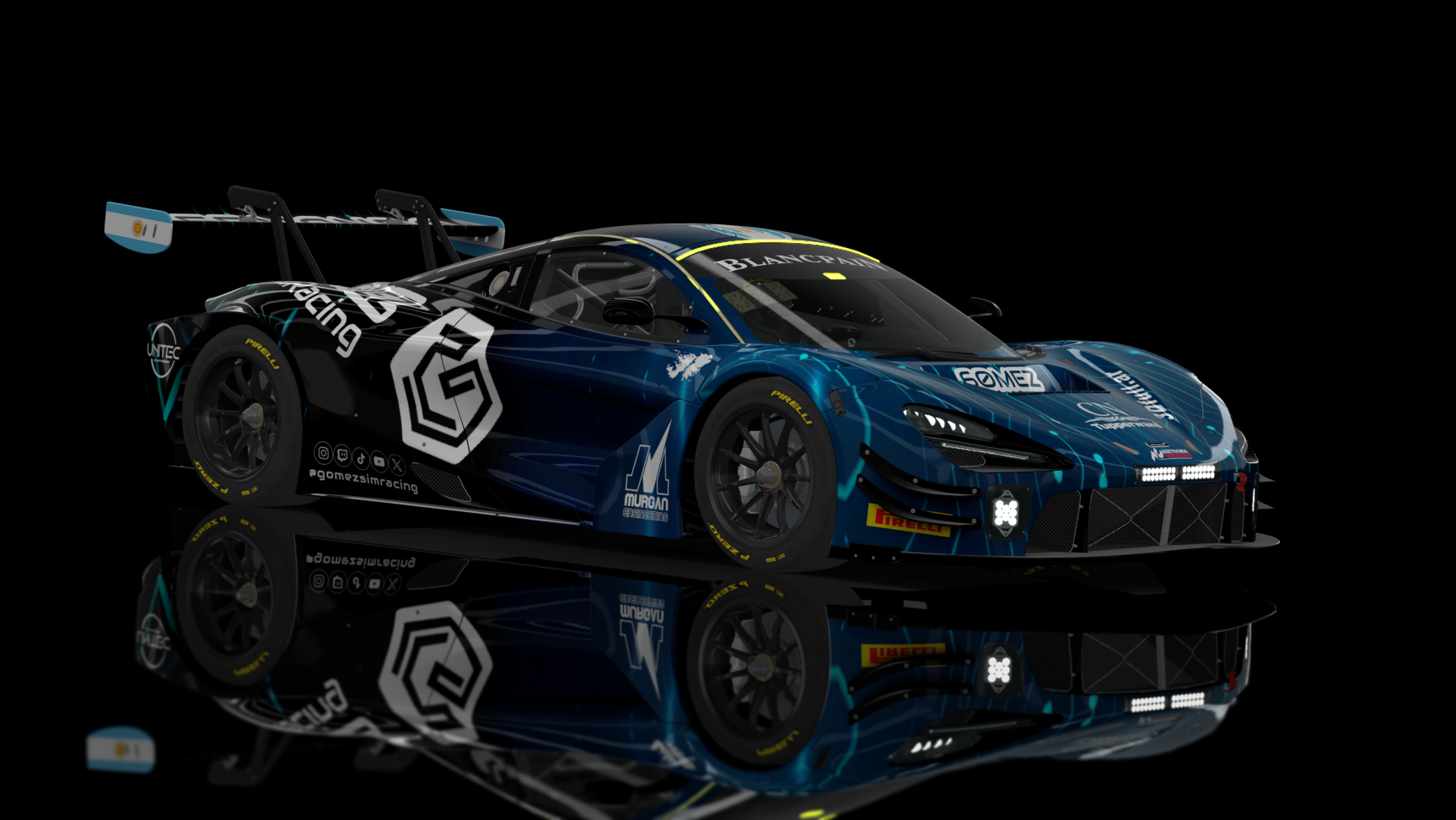 ACF GT3 - McLaren 720S GT3 EVO 2023, skin GOMEZ