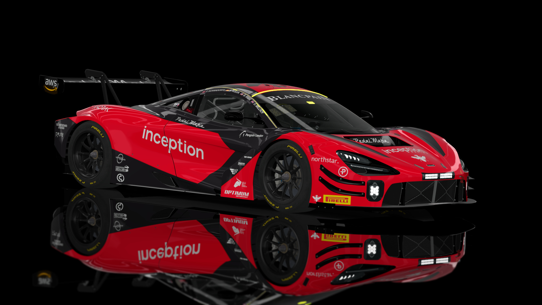 ACF GT3 - McLaren 720S GT3 EVO 2023, skin Inception Racing 24h Spa 2023