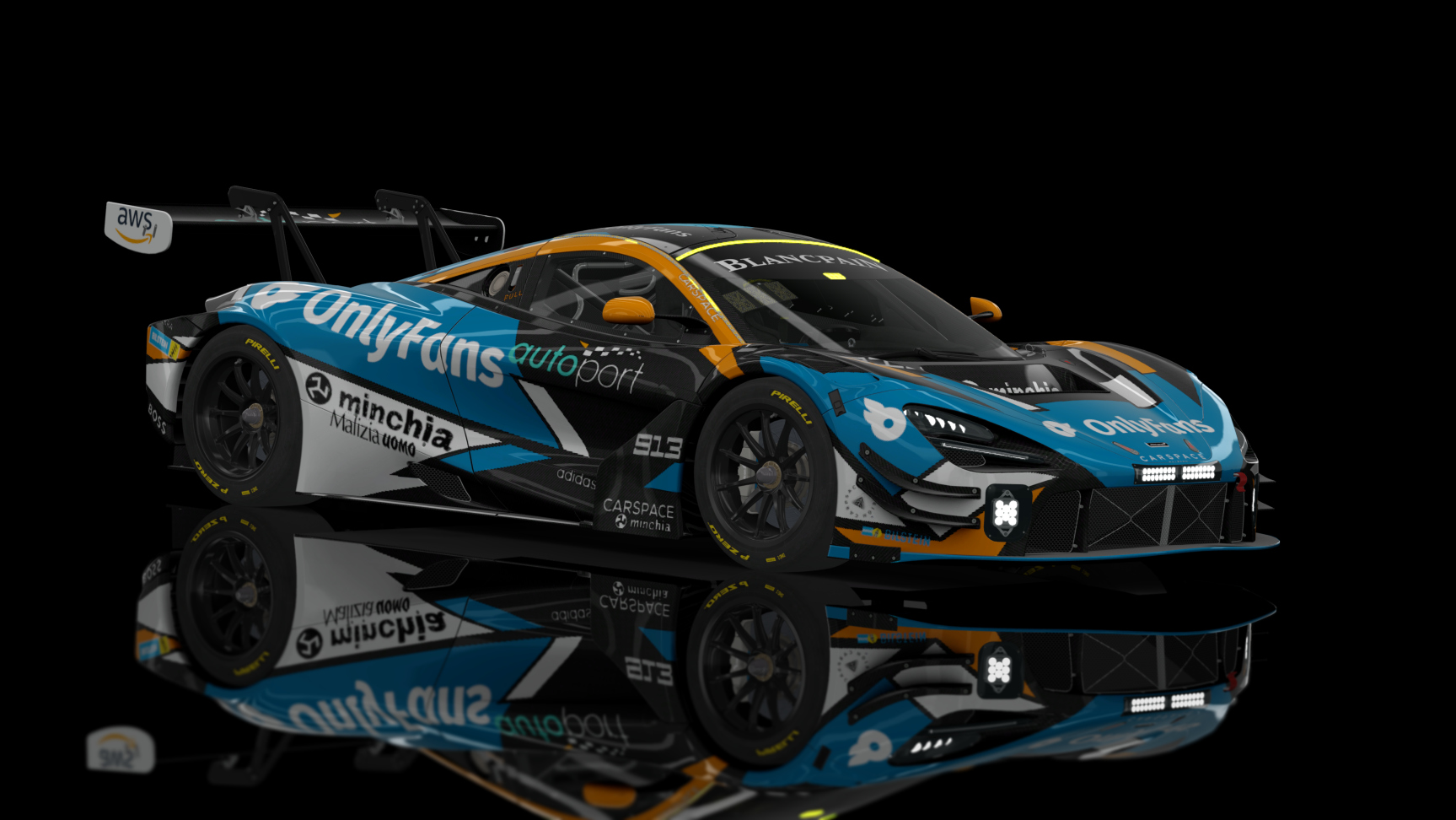 ACF GT3 - McLaren 720S GT3 EVO 2023, skin OnlyFans