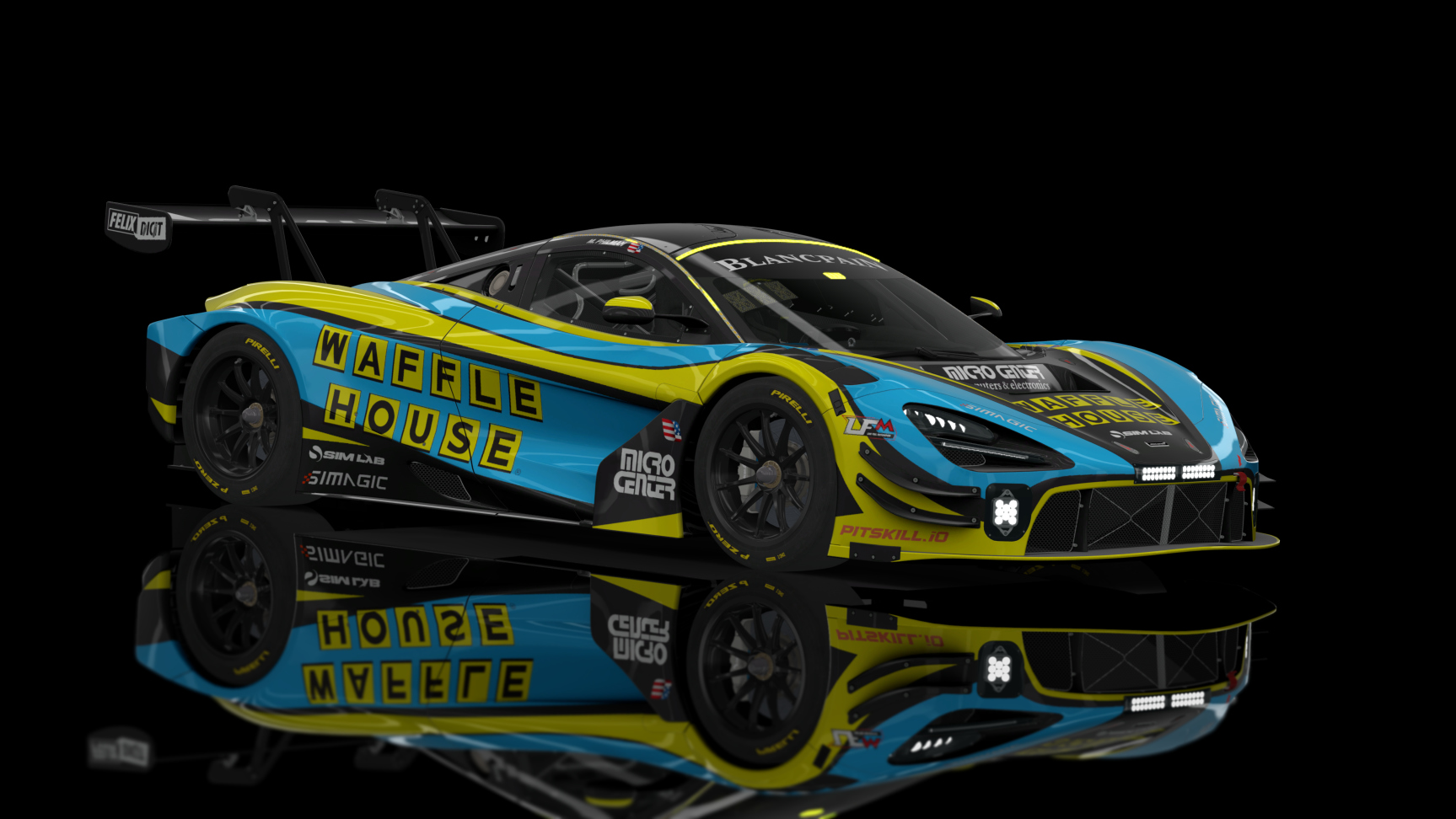 ACF GT3 - McLaren 720S GT3 EVO 2023, skin Wafflehouse