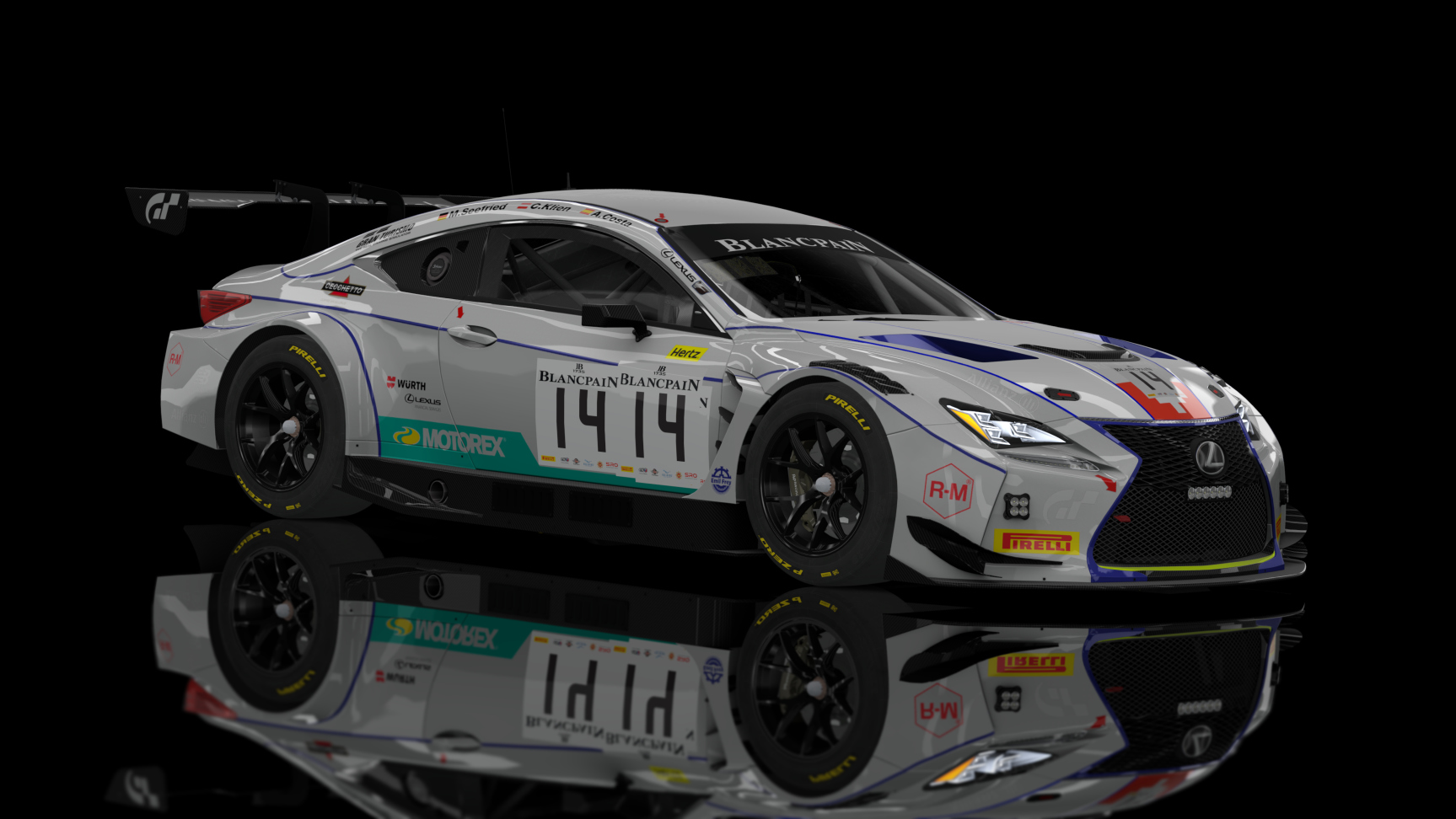 ACF GT3 - Lexus RC F GT3 2016, skin #14 Emil Frey Racing