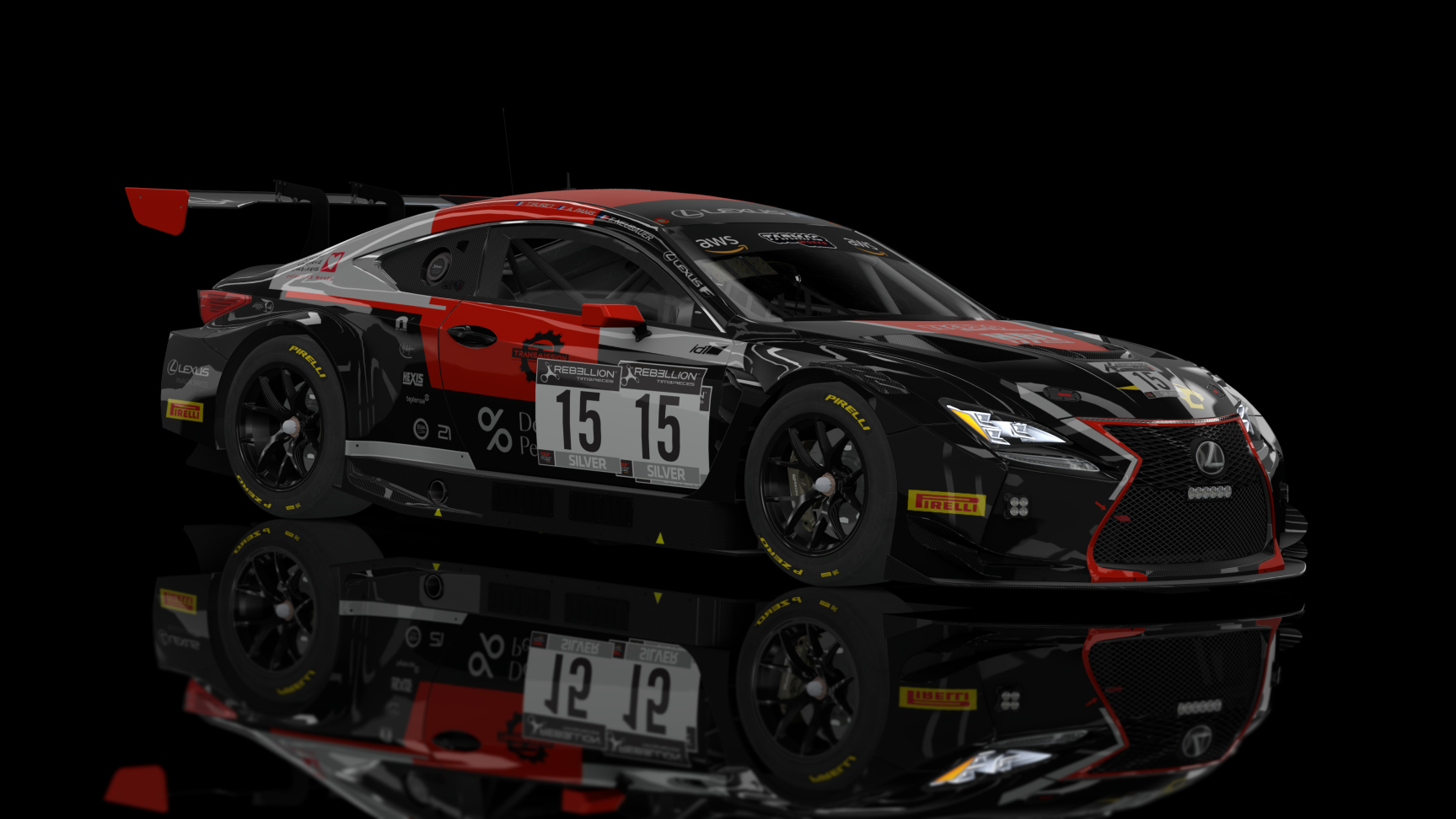 ACF GT3 - Lexus RC F GT3 2016, skin #15 Tech 1 Racing (2018)