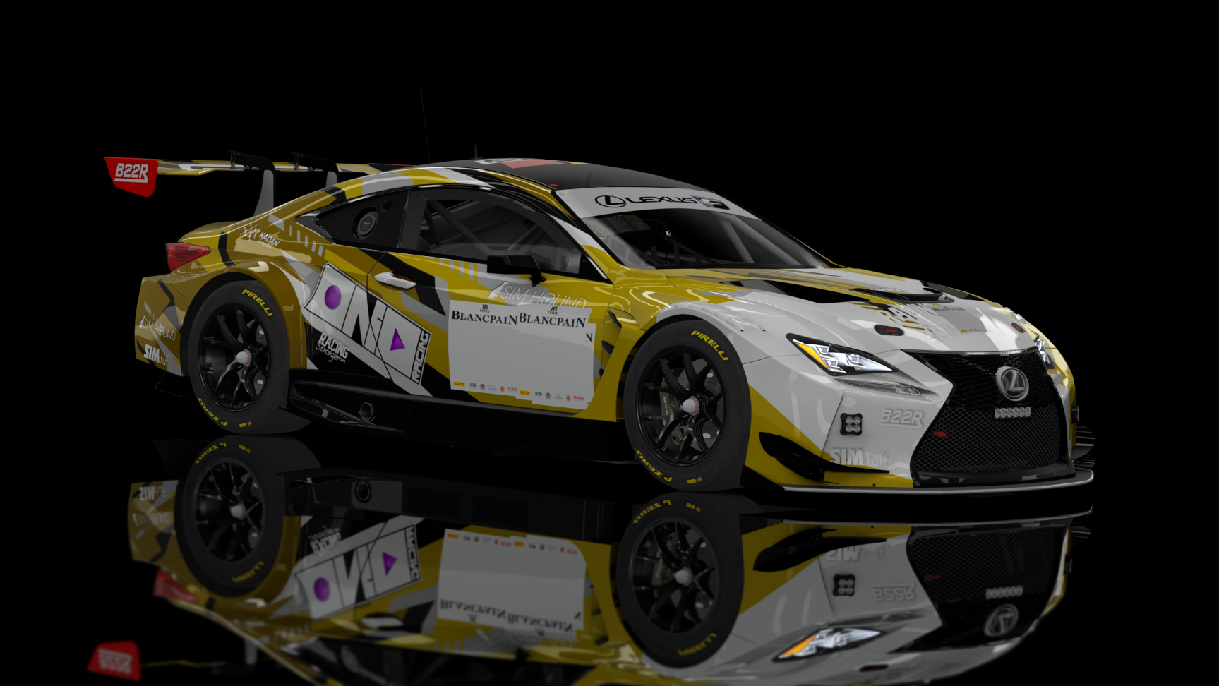 ACF GT3 - Lexus RC F GT3 2016, skin Onid