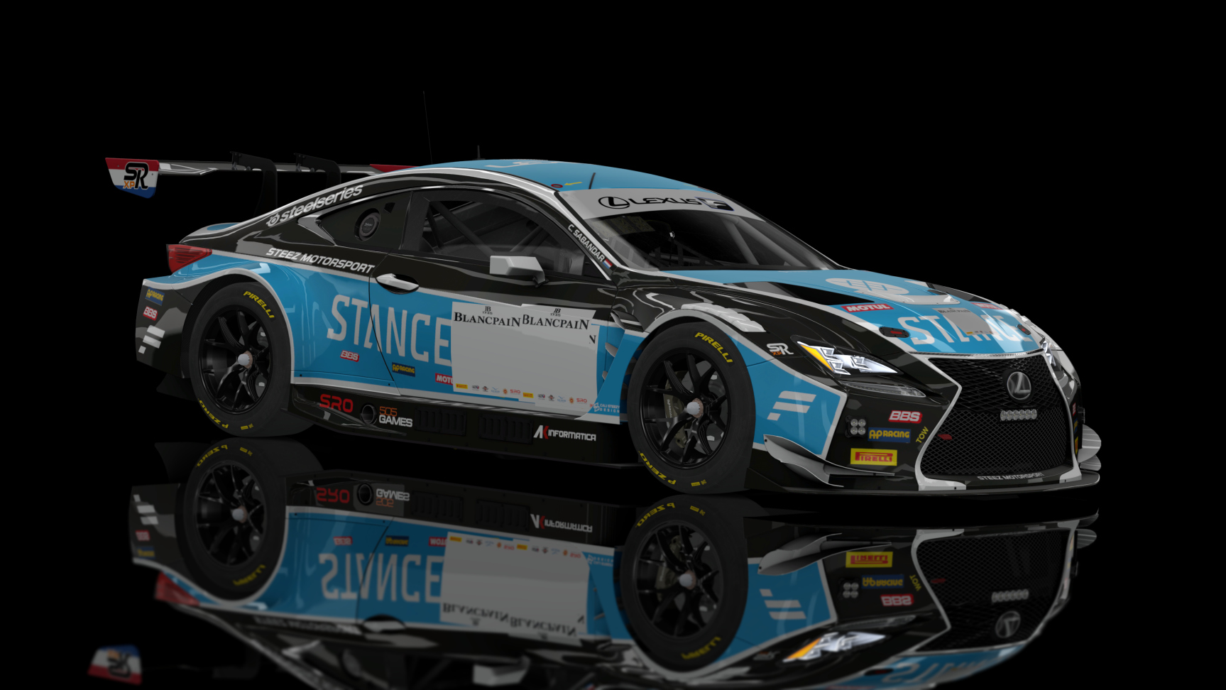 ACF GT3 - Lexus RC F GT3 2016, skin Sabander